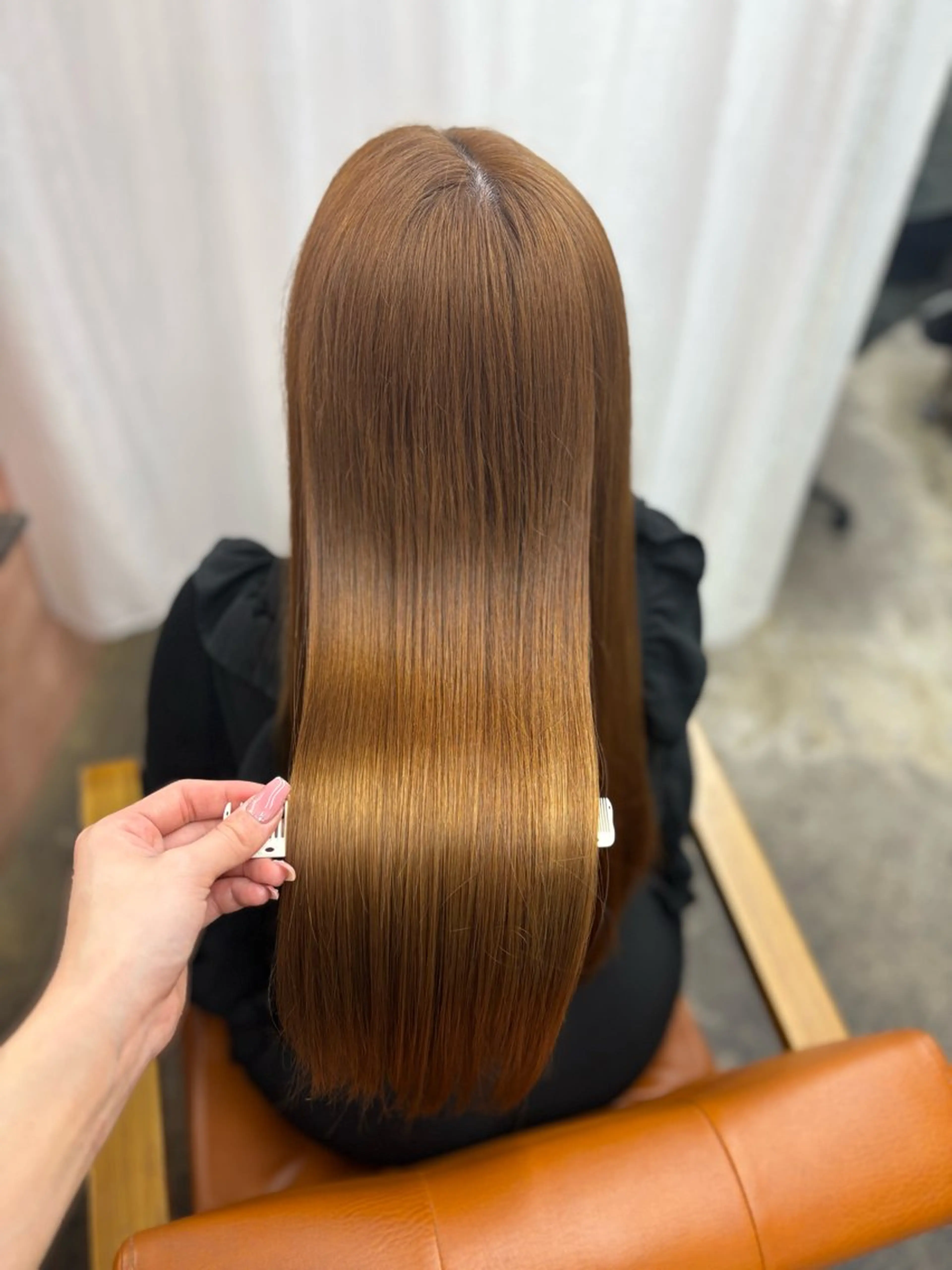 ロング ヘアカラー トリートメント Retsu /UniQのヘアスタイル