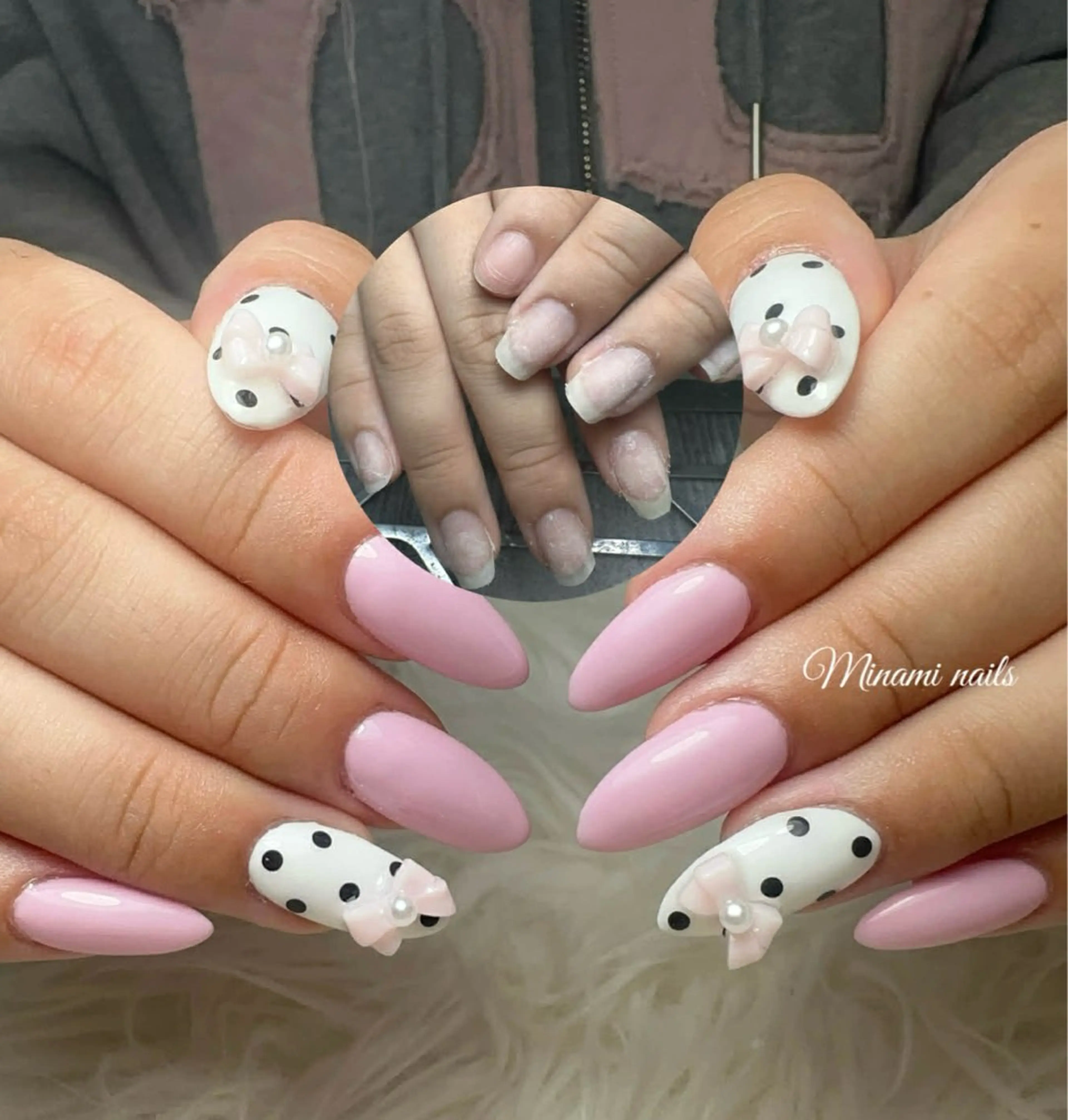 ネイル アートネイル オーロラネイル ガーリー キラキラネイル 韓国ネイル ハンドネイル Minami Nailsのネイルデザイン