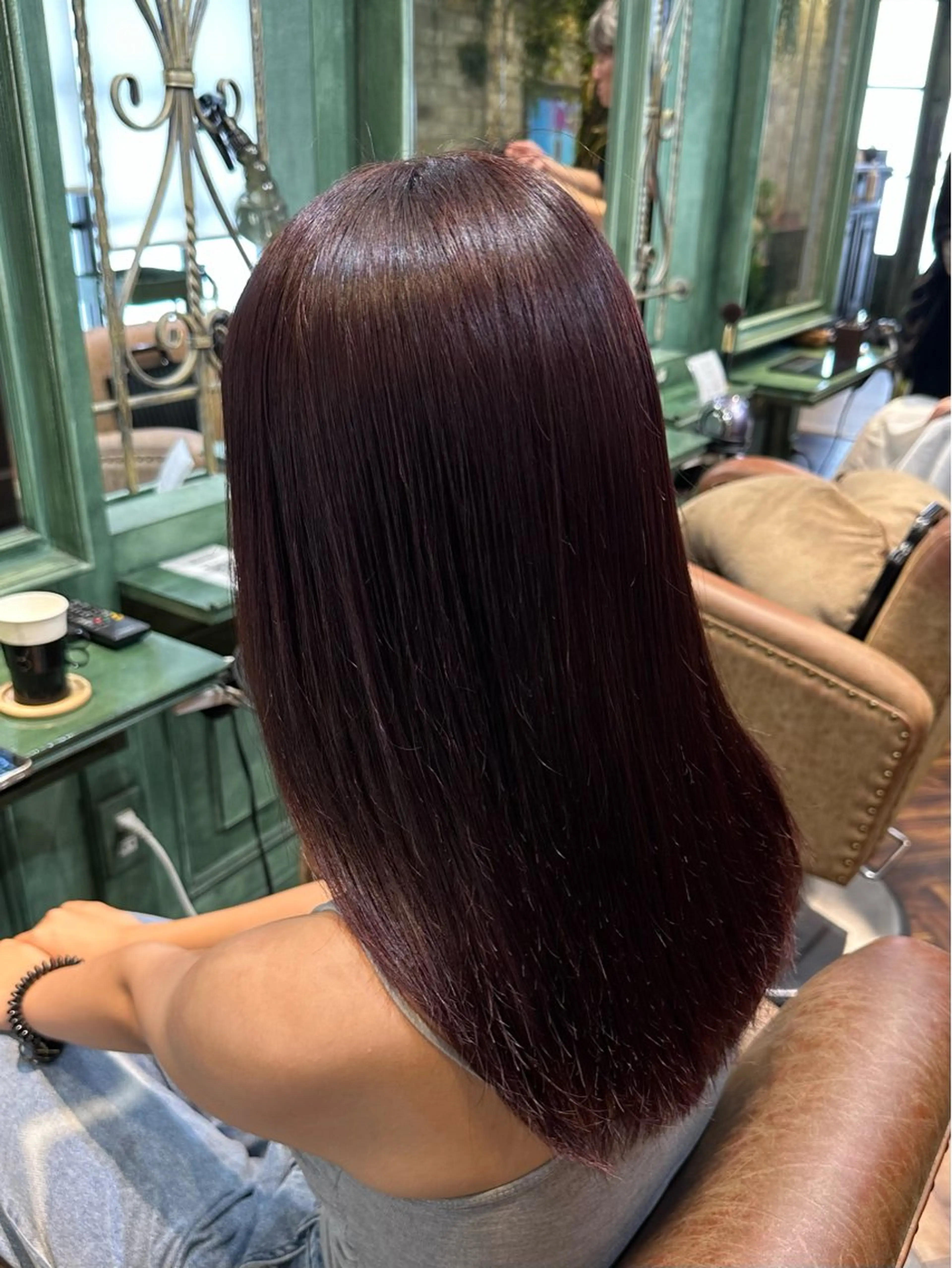 セミロング ケイジ✨透明感 /艶カラー✨のヘアスタイル