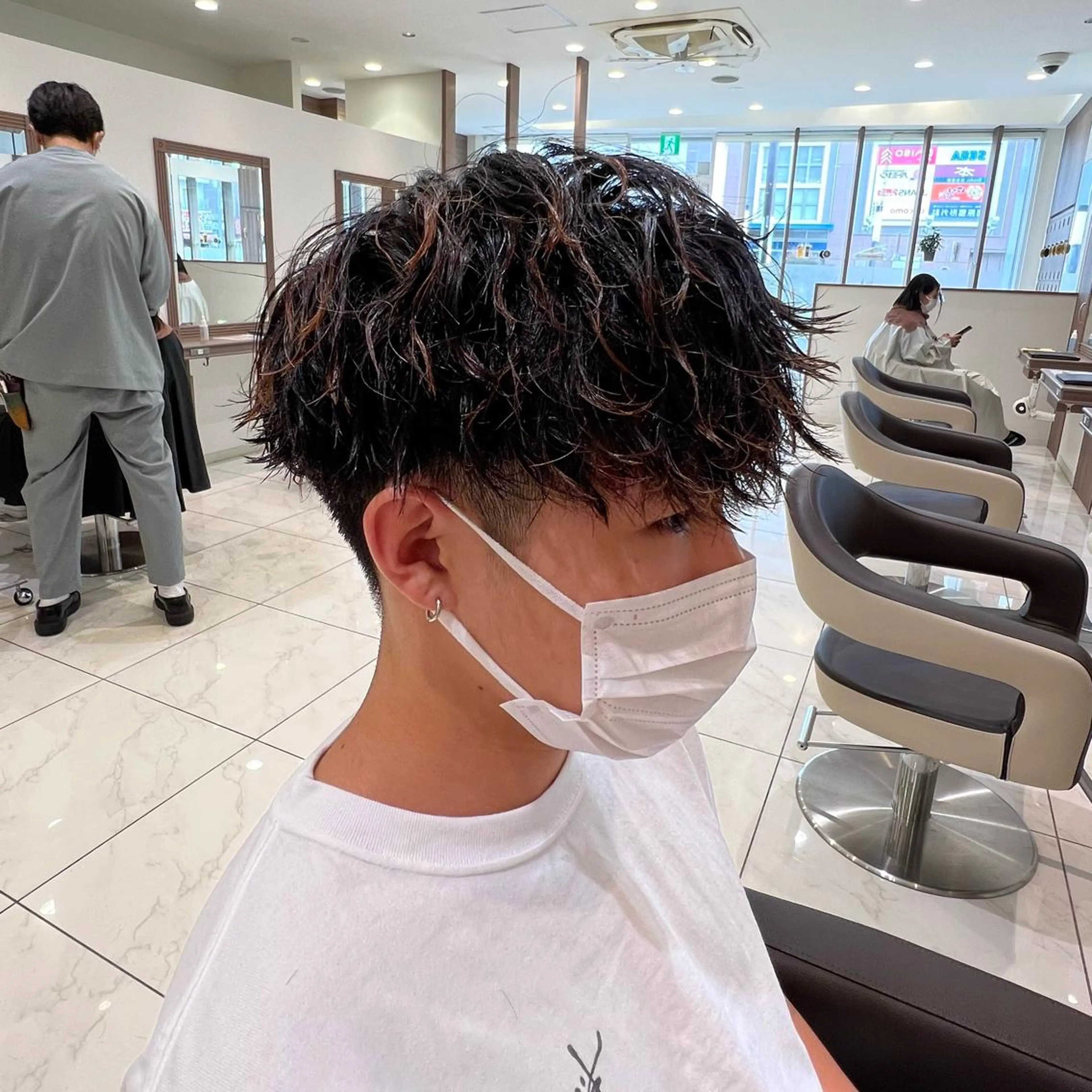 メンズ カット パーマ メンズ似合わせ特化/ 縮毛矯正/佐野友尉のヘアスタイル