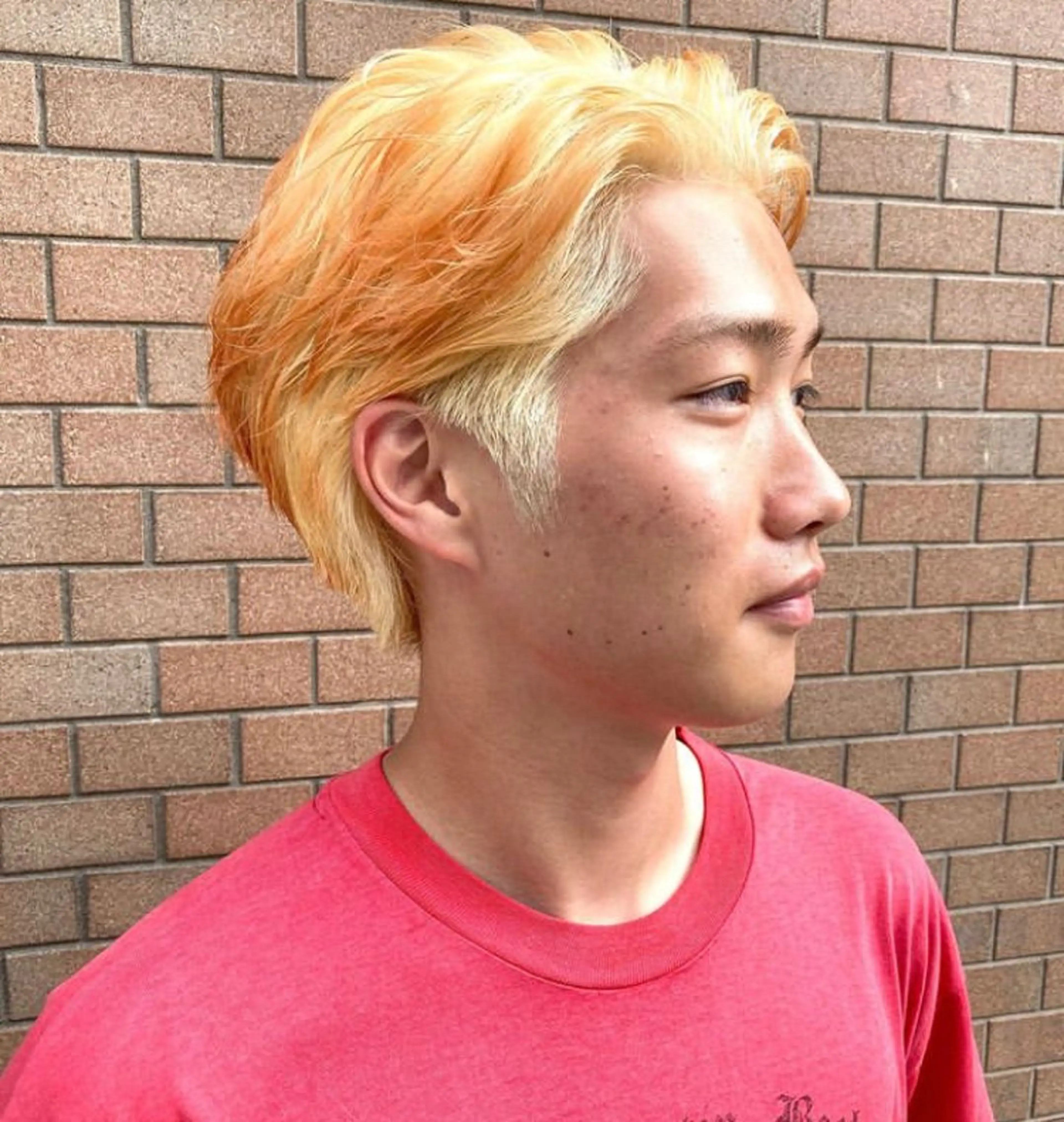 カラー メンズ デザインカラー 大阪ヴィーガンサロン KANAKOのヘアスタイル