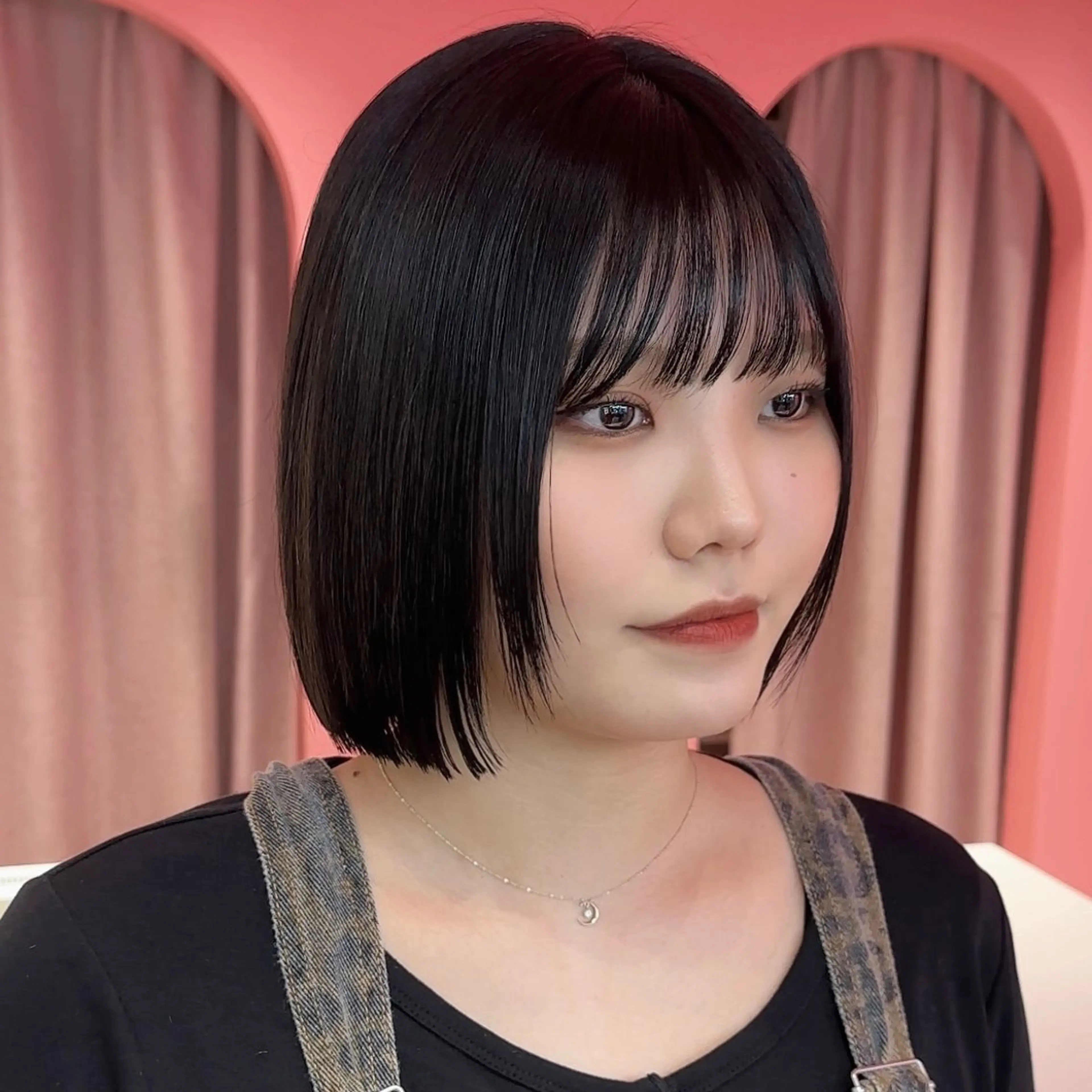 ショート カット ヘアカラー トリートメント 原宿/韓国ボブ /くびれボブ/優希のヘアスタイル