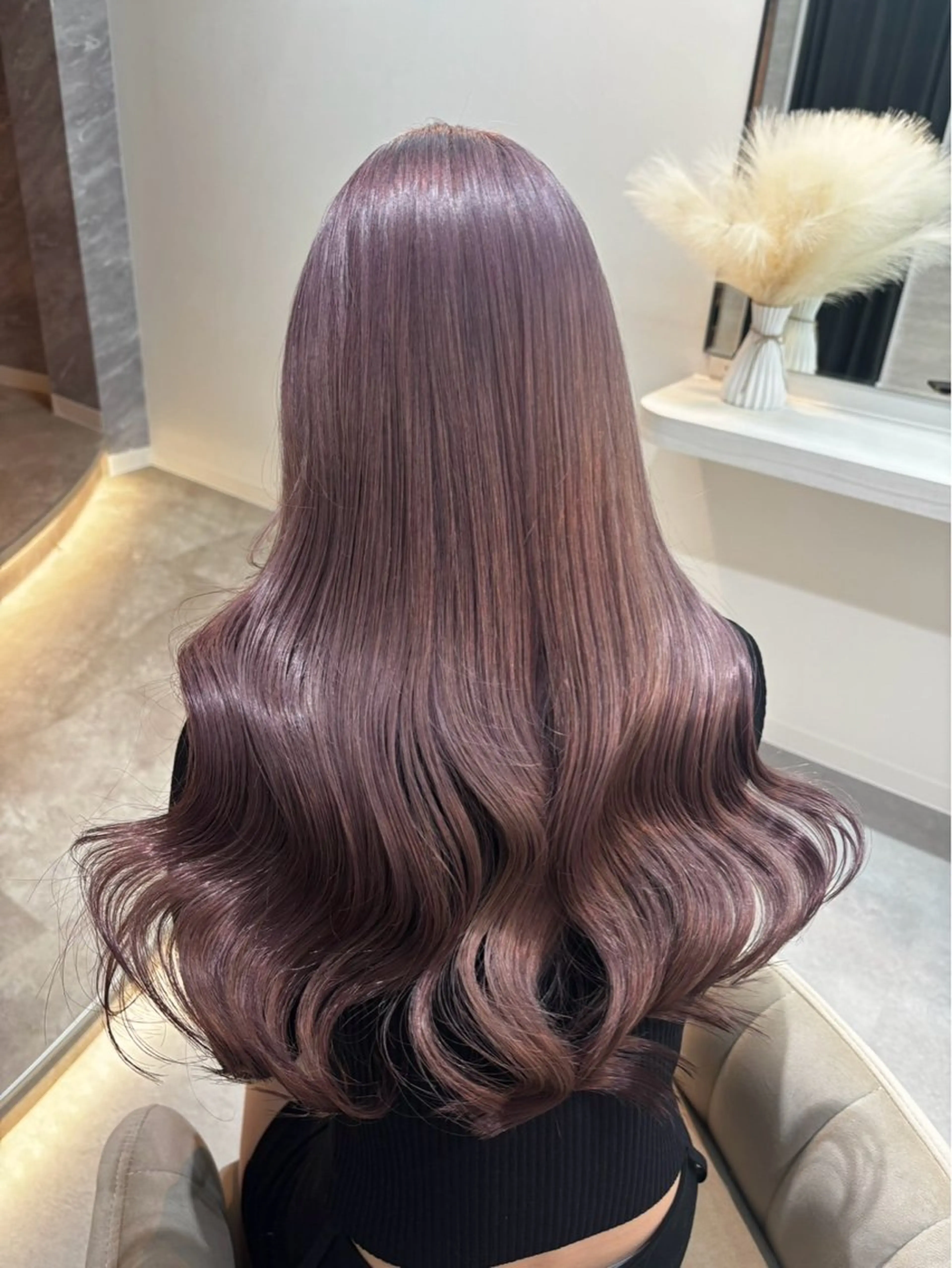 ロング ヘアカラー 艶感ハイトーン/ 池袋/mei🩶のヘアスタイル