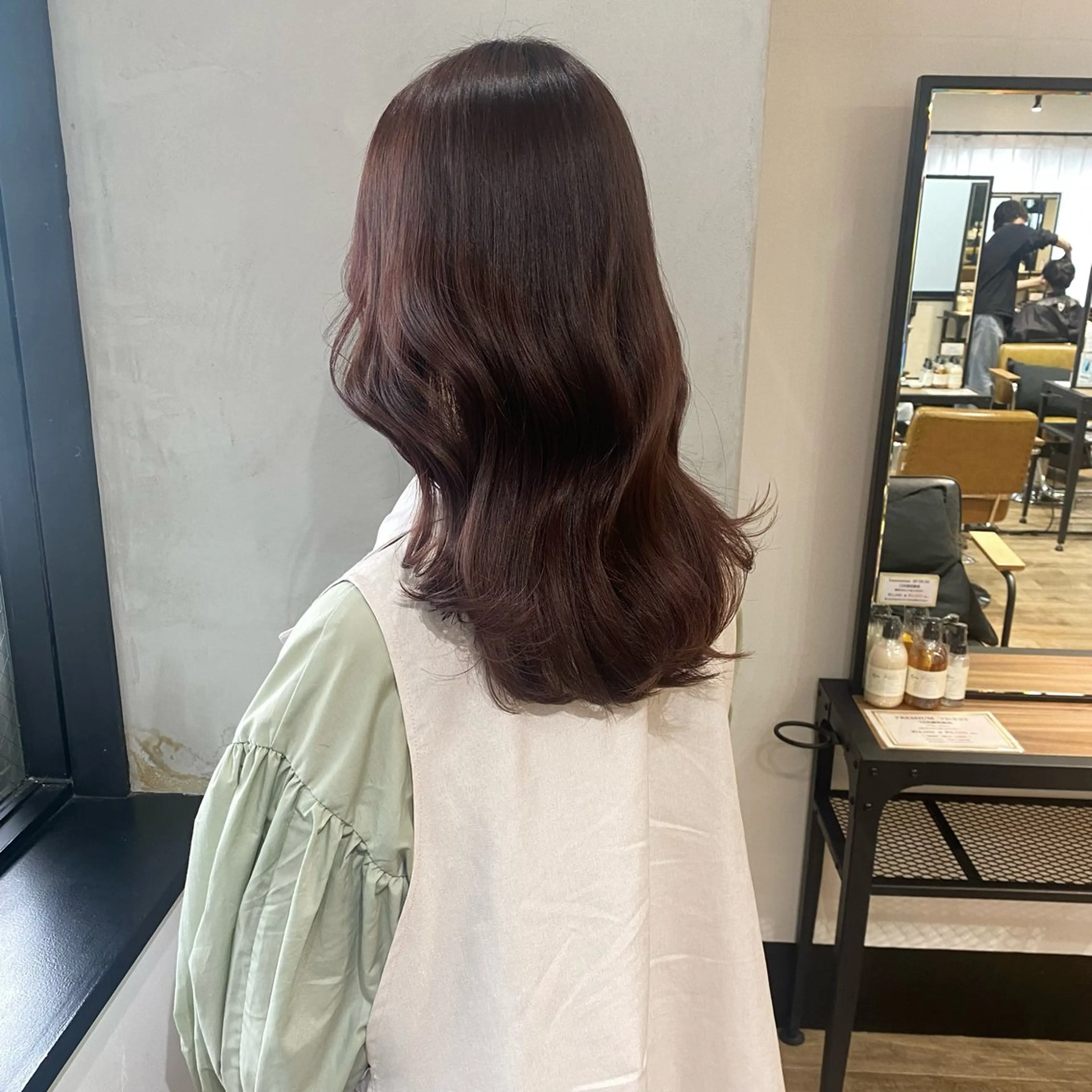 ロング カラー otoha✳︎ くすみ艶カラーのヘアスタイル