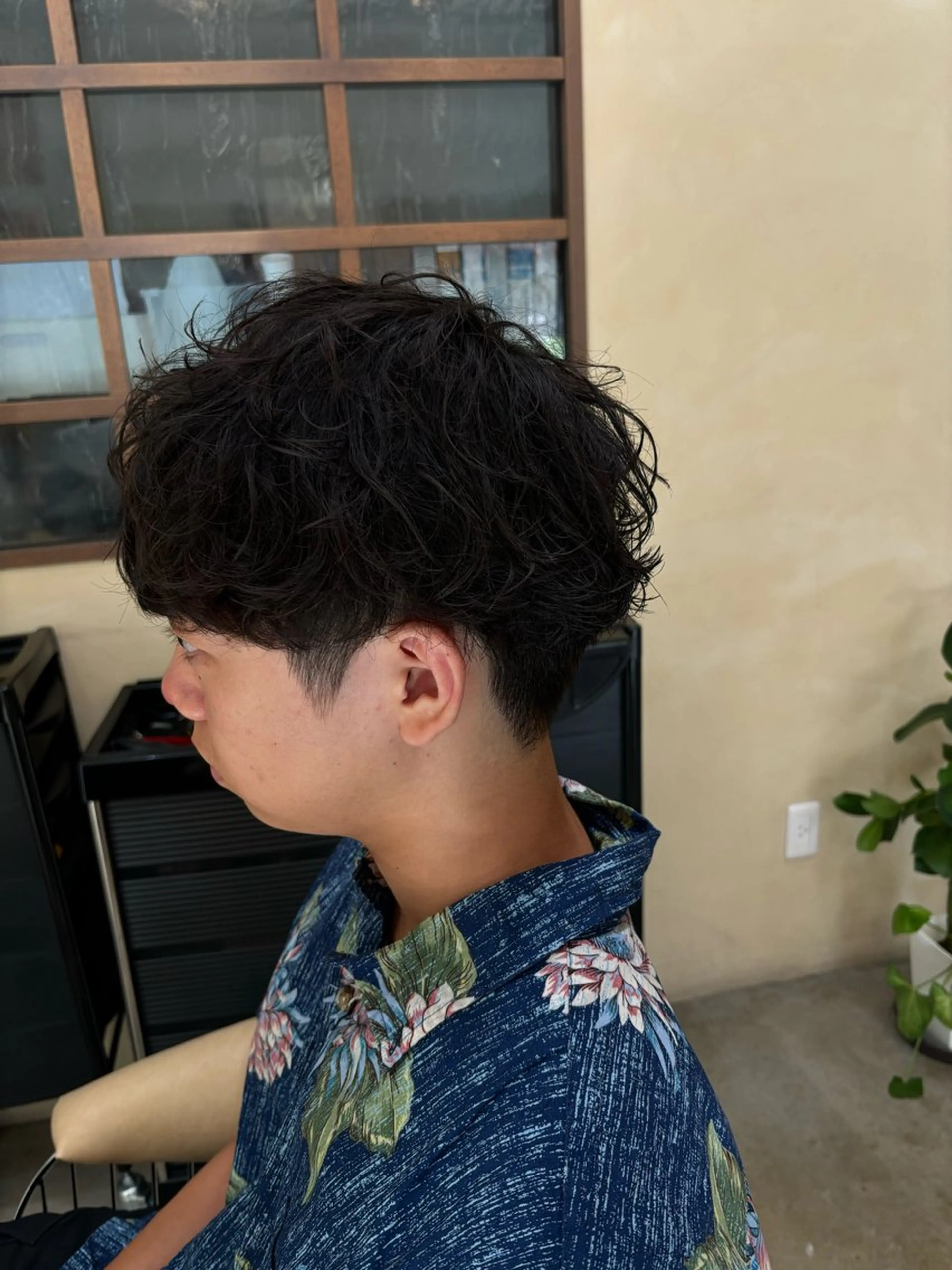 ショート メンズ カット パーマ 鹿児島 TSUBASAのヘアスタイル