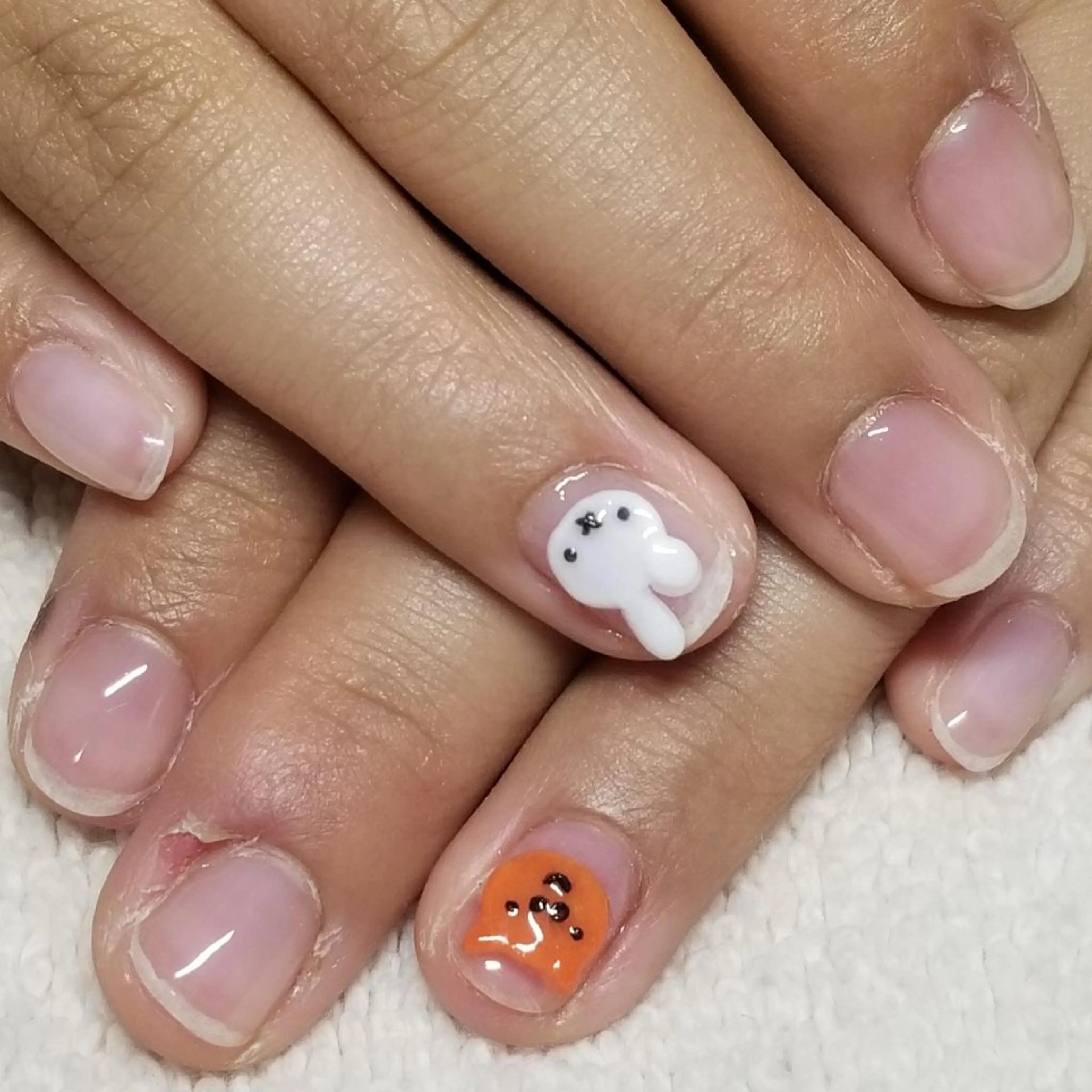 ネイル クリアネイル ハンドネイル よしだ ひろきのネイルデザイン