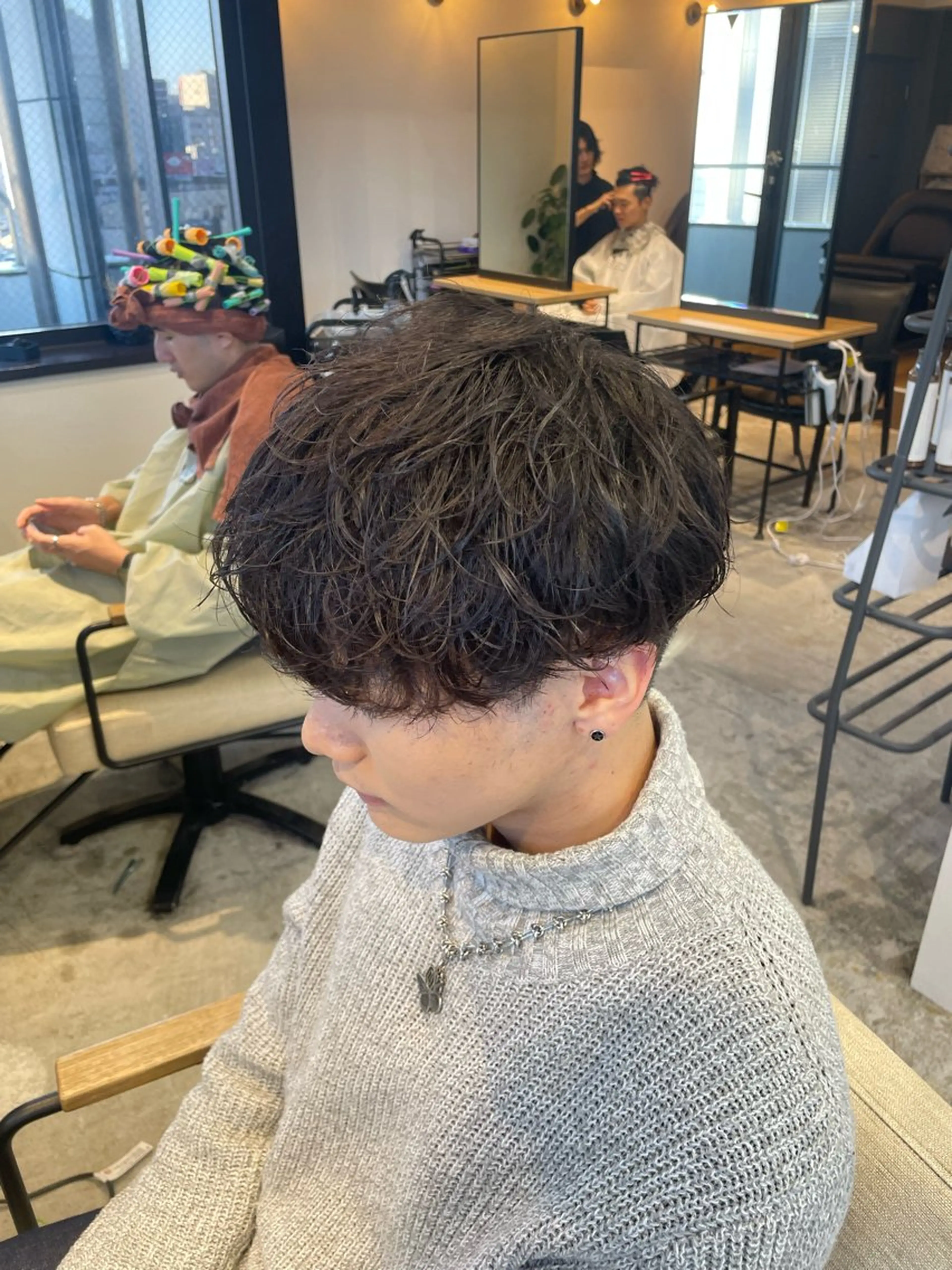 ショート メンズパーマ梅田 ・川副史晶のヘアスタイル