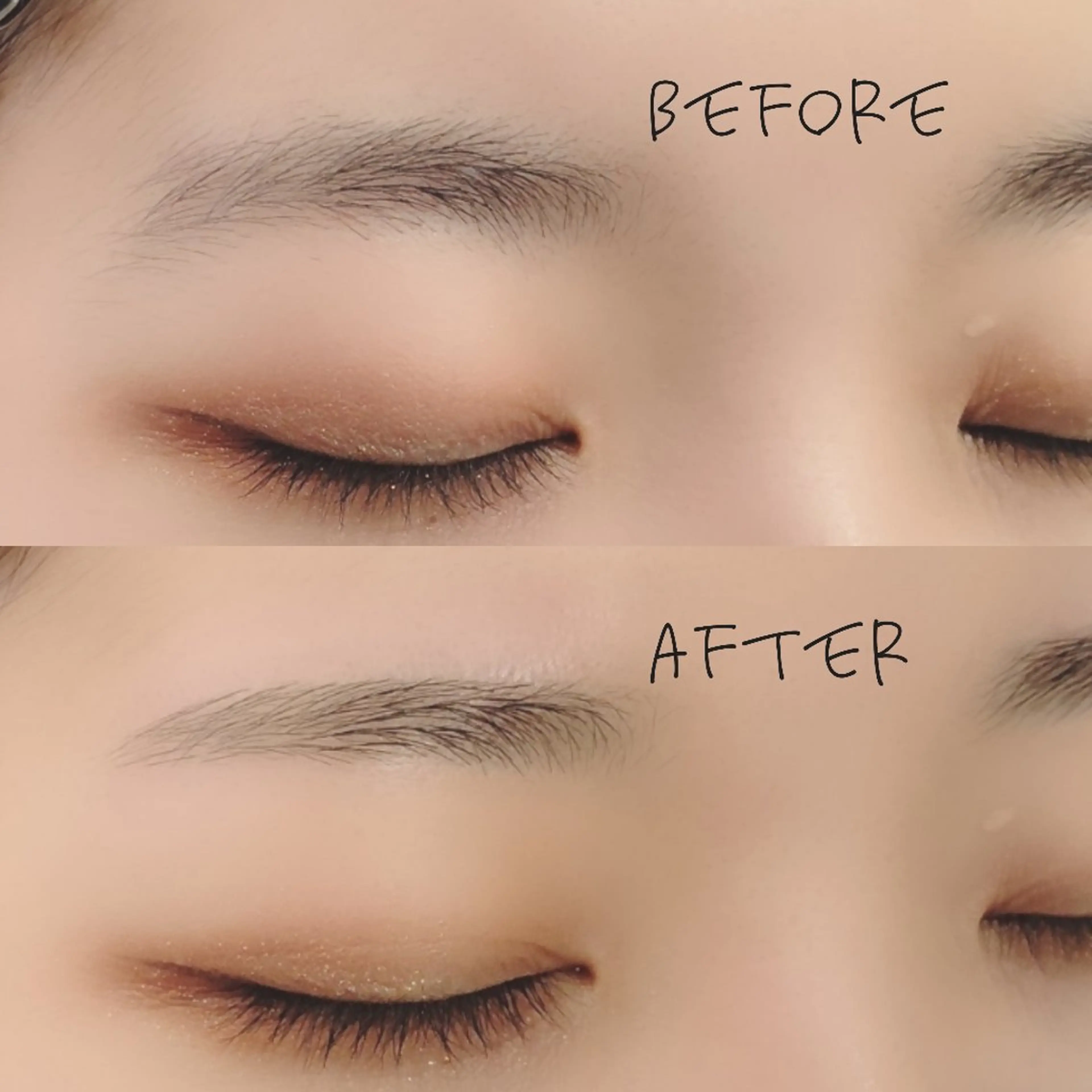 アイブロウ ハリウッドブロウリフト 眉毛ワックス脱毛 オーダーメイドまつげ ＆まゆげ.RIKAのマツエク・マツパデザイン