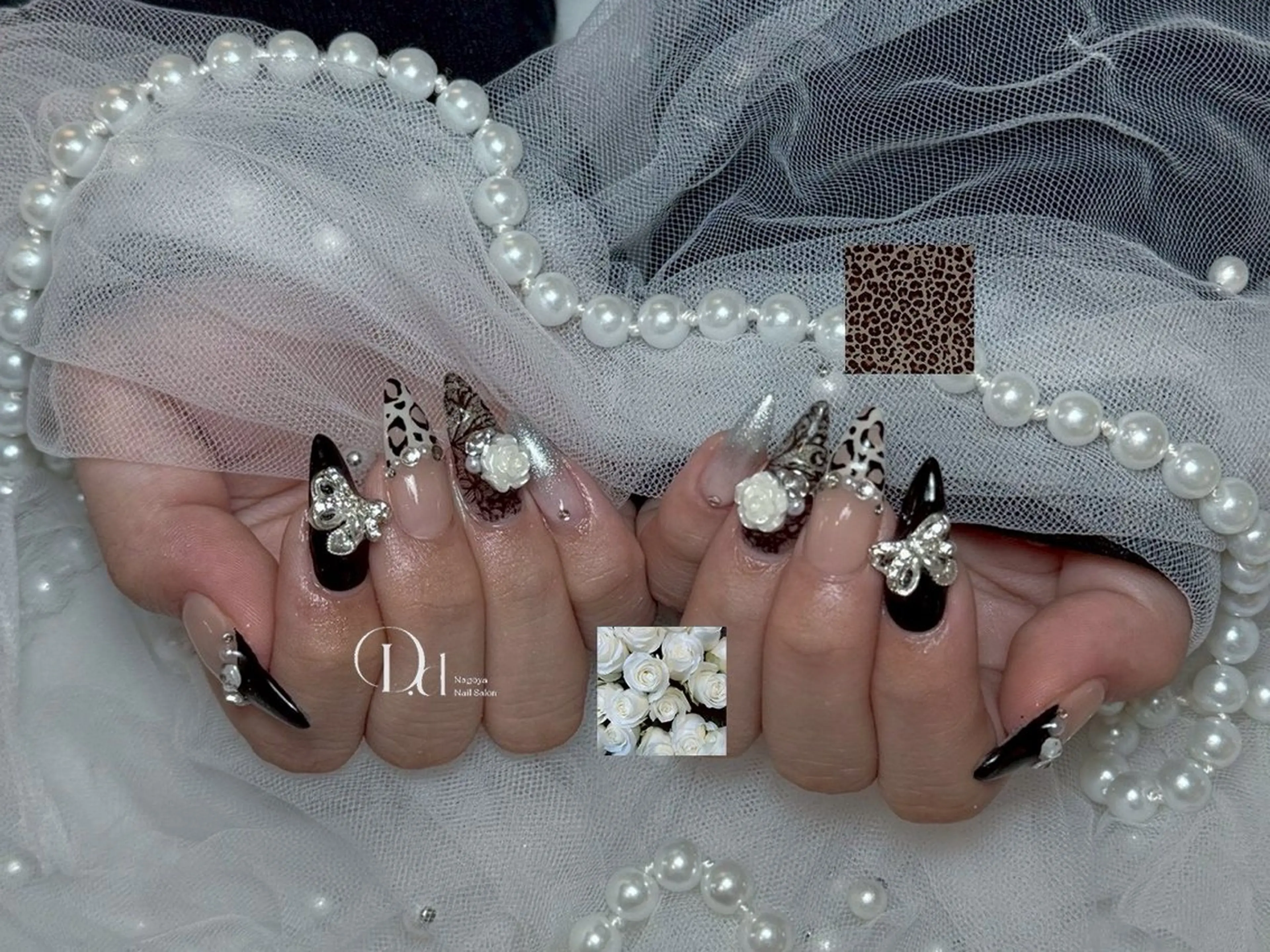 ネイル フレンチネイル レース 持ち込み D.d ririaのネイルデザイン