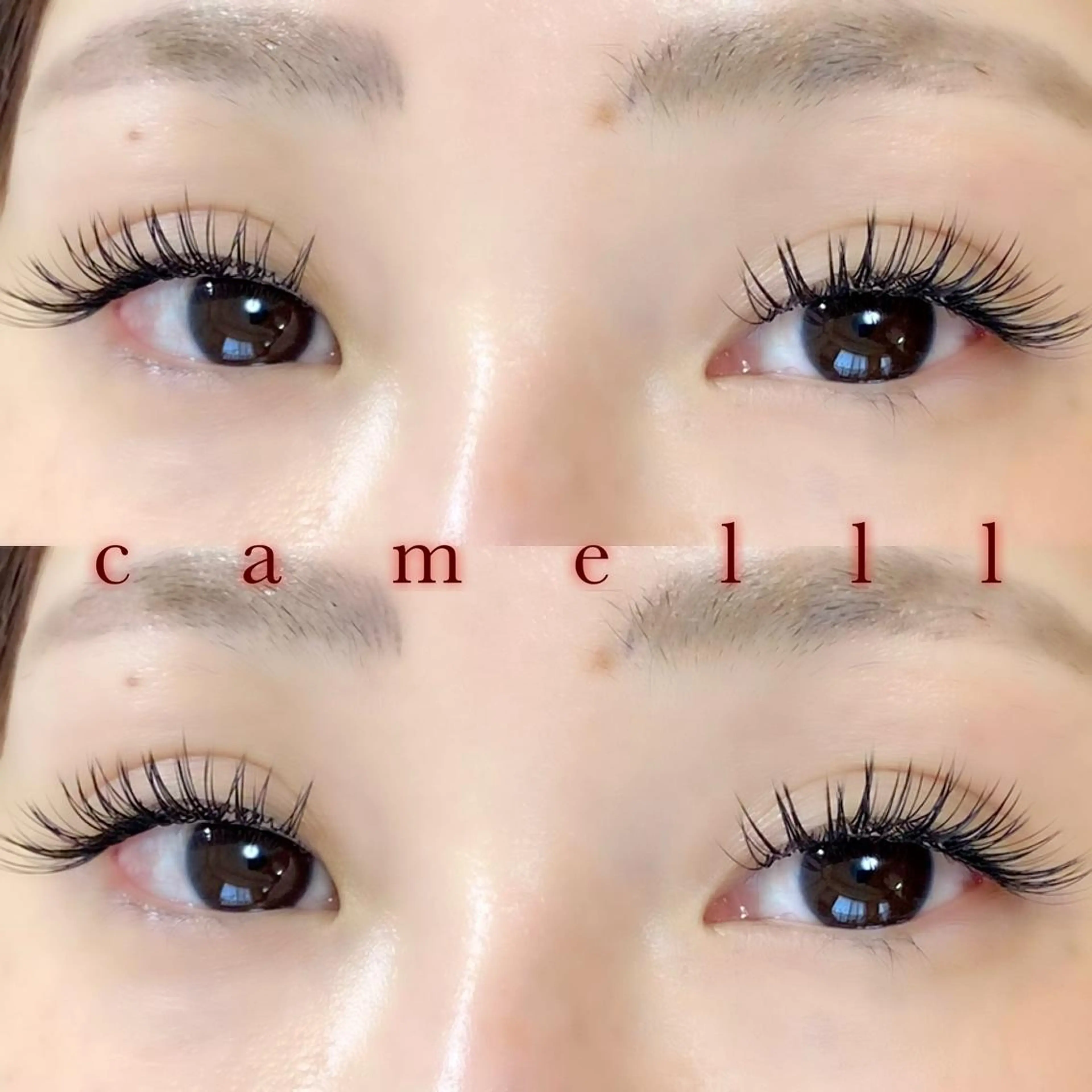 マツエク・マツパ マツエク 【那覇/束感まつ毛 /LED】ｷｬﾒﾙのマツエク・マツパデザイン