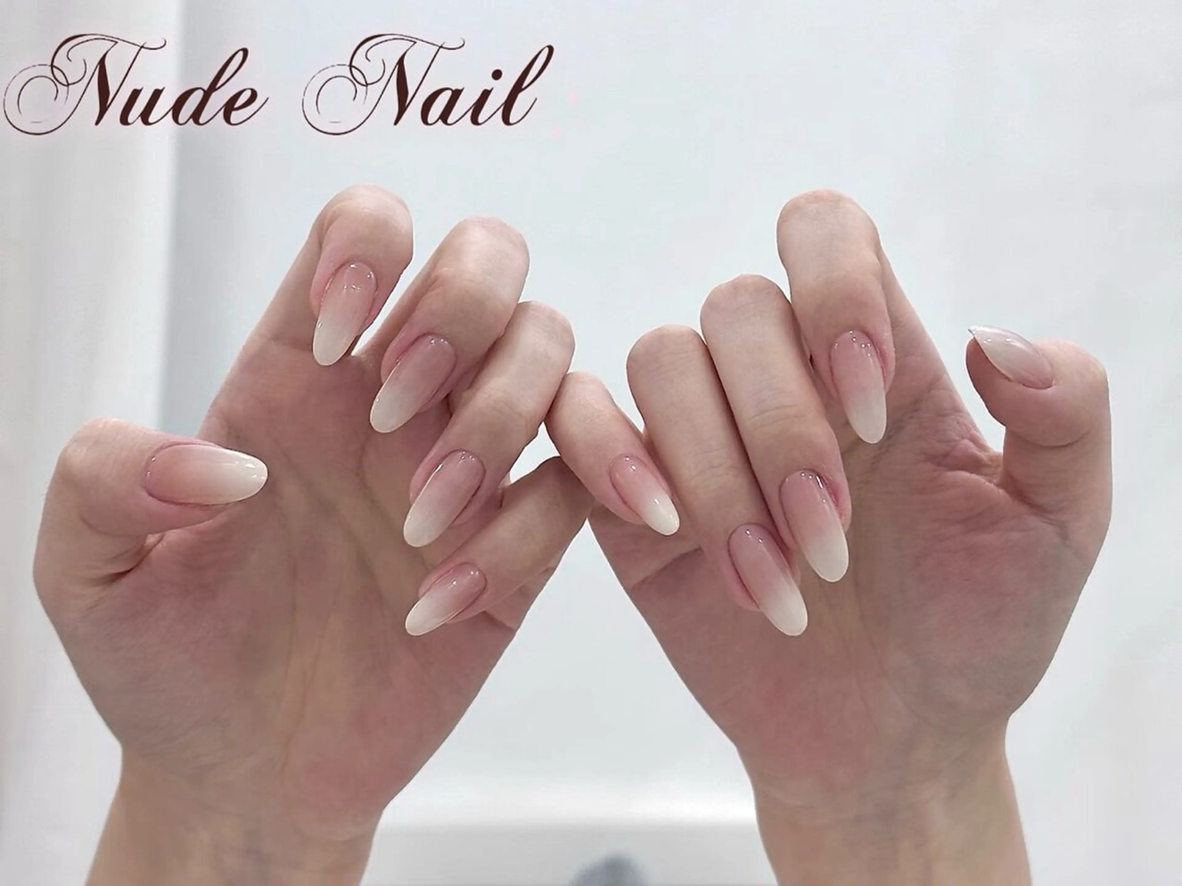 ネイル チークネイル 長さ出し フットネイル フレンチネイル ジェルネイル Nude Nailstudioのネイルデザイン
