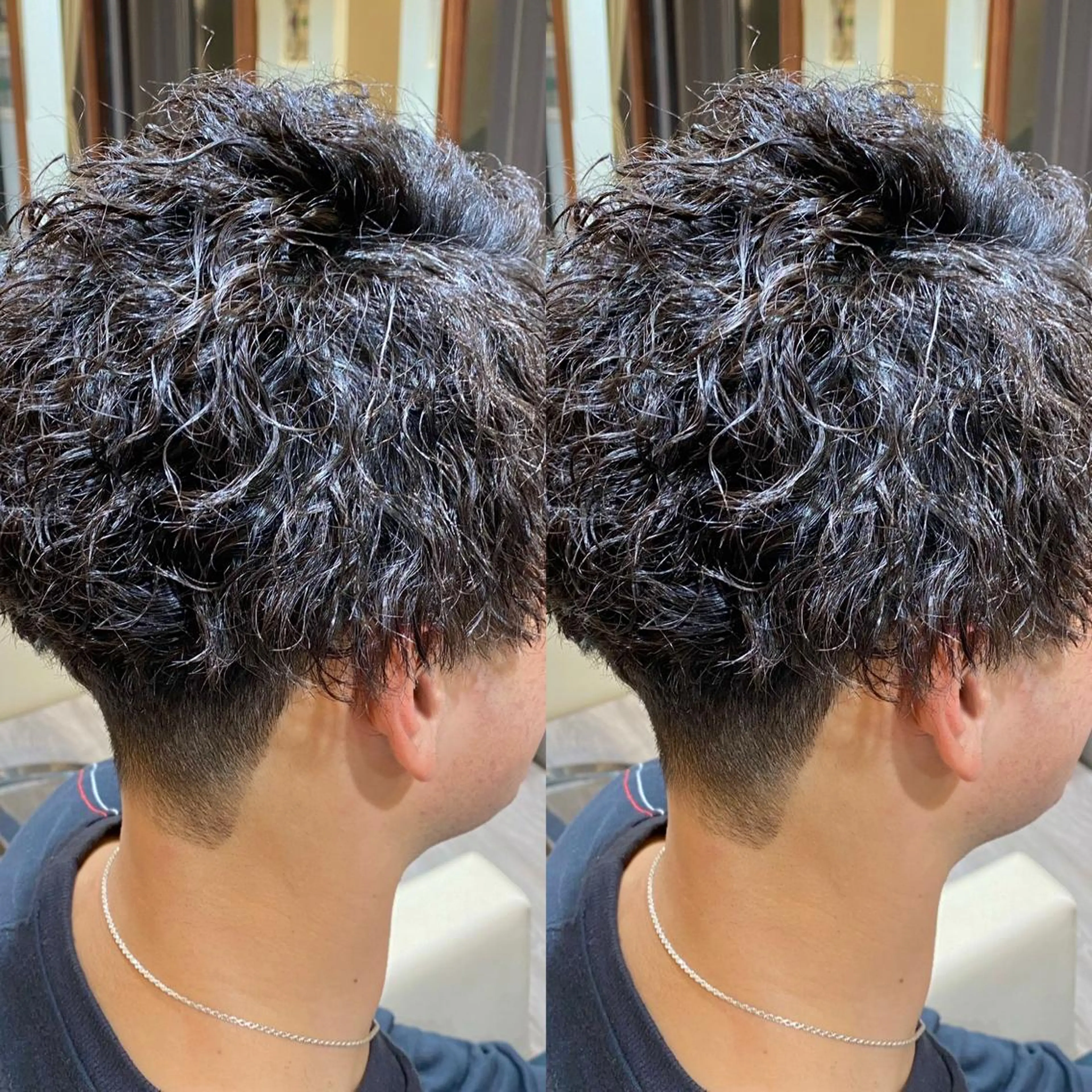 ショート パーマ メンズ おおつか せいやのヘアスタイル