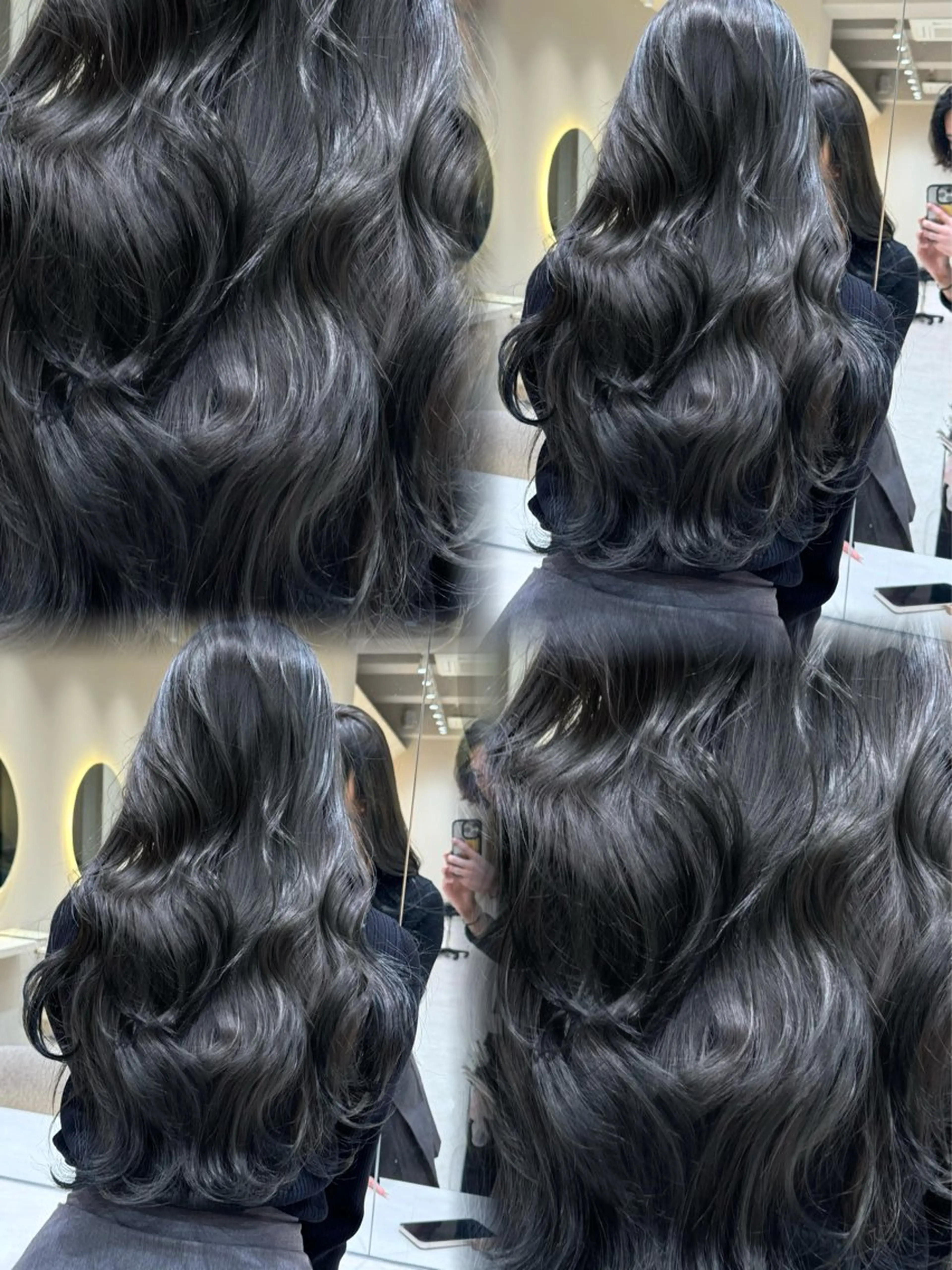 ロング カット ヘアカラー トリートメント 🩵縮毛矯正・ボブ 岩原朋也🩵のヘアスタイル