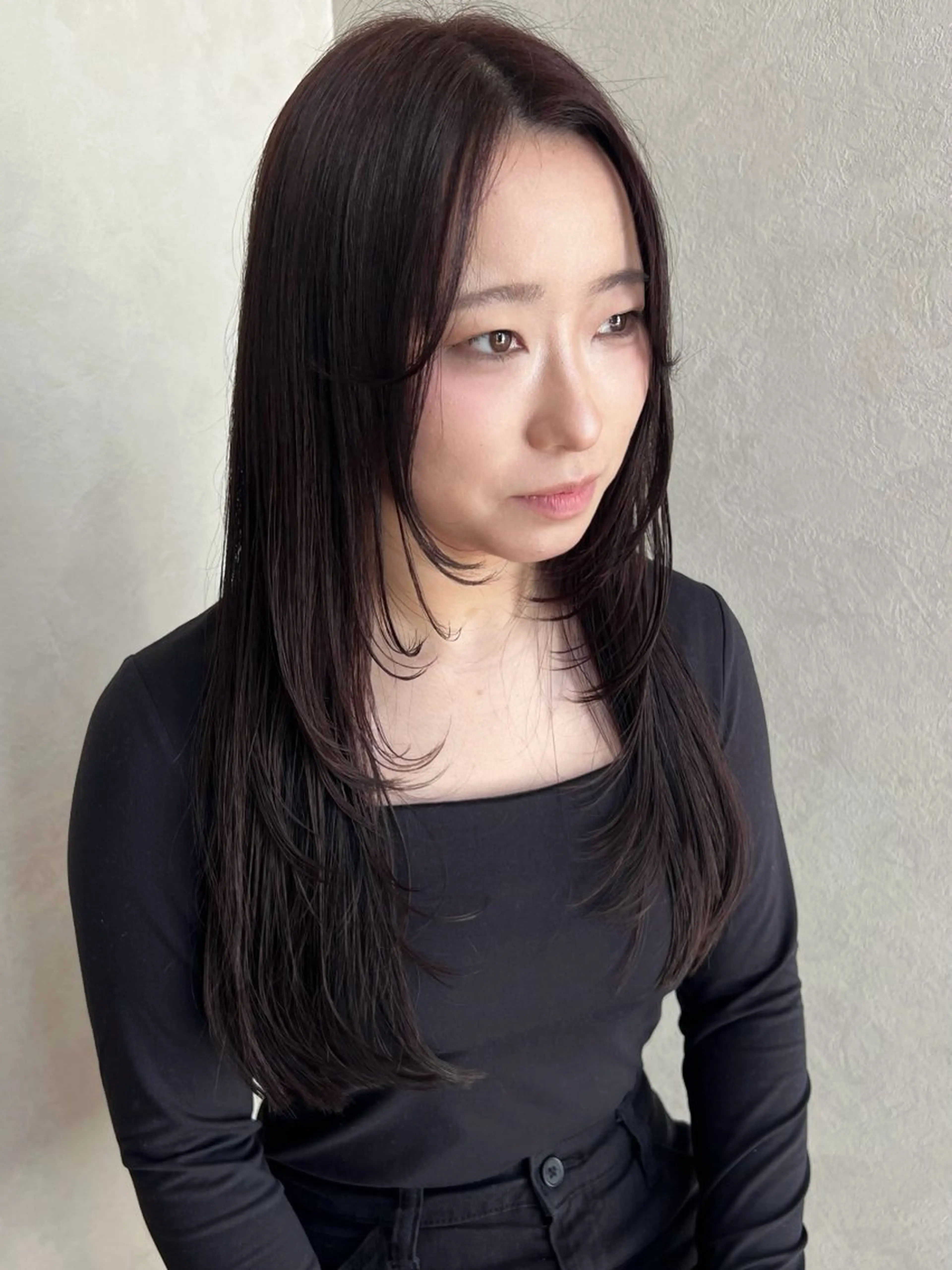 ロング 濱野 梨奈のヘアスタイル