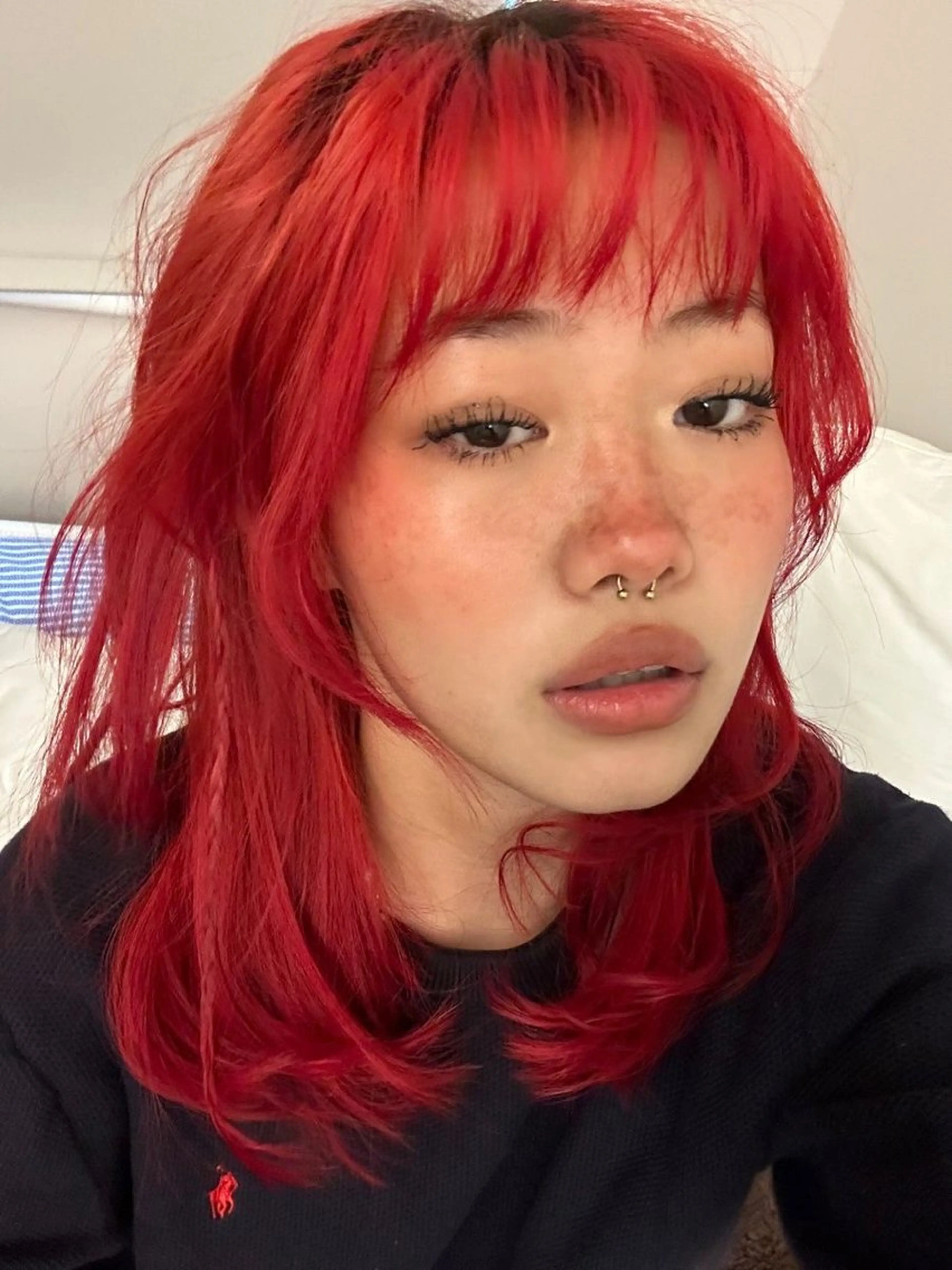 セミロング カラー 吉田一輝 外国人パーマのヘアスタイル