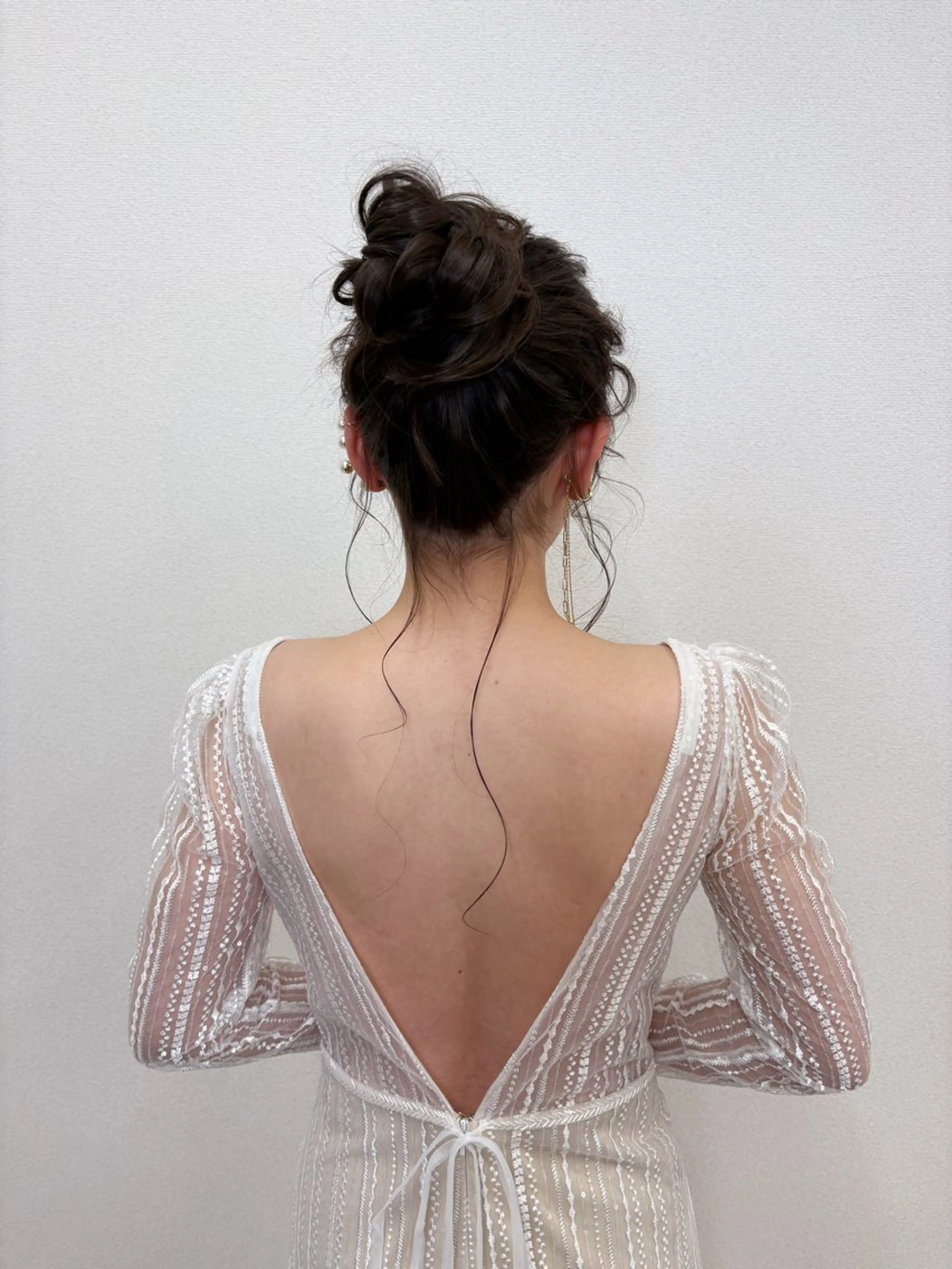 セミロング ヘアアレンジ たかや みなみのヘアスタイル