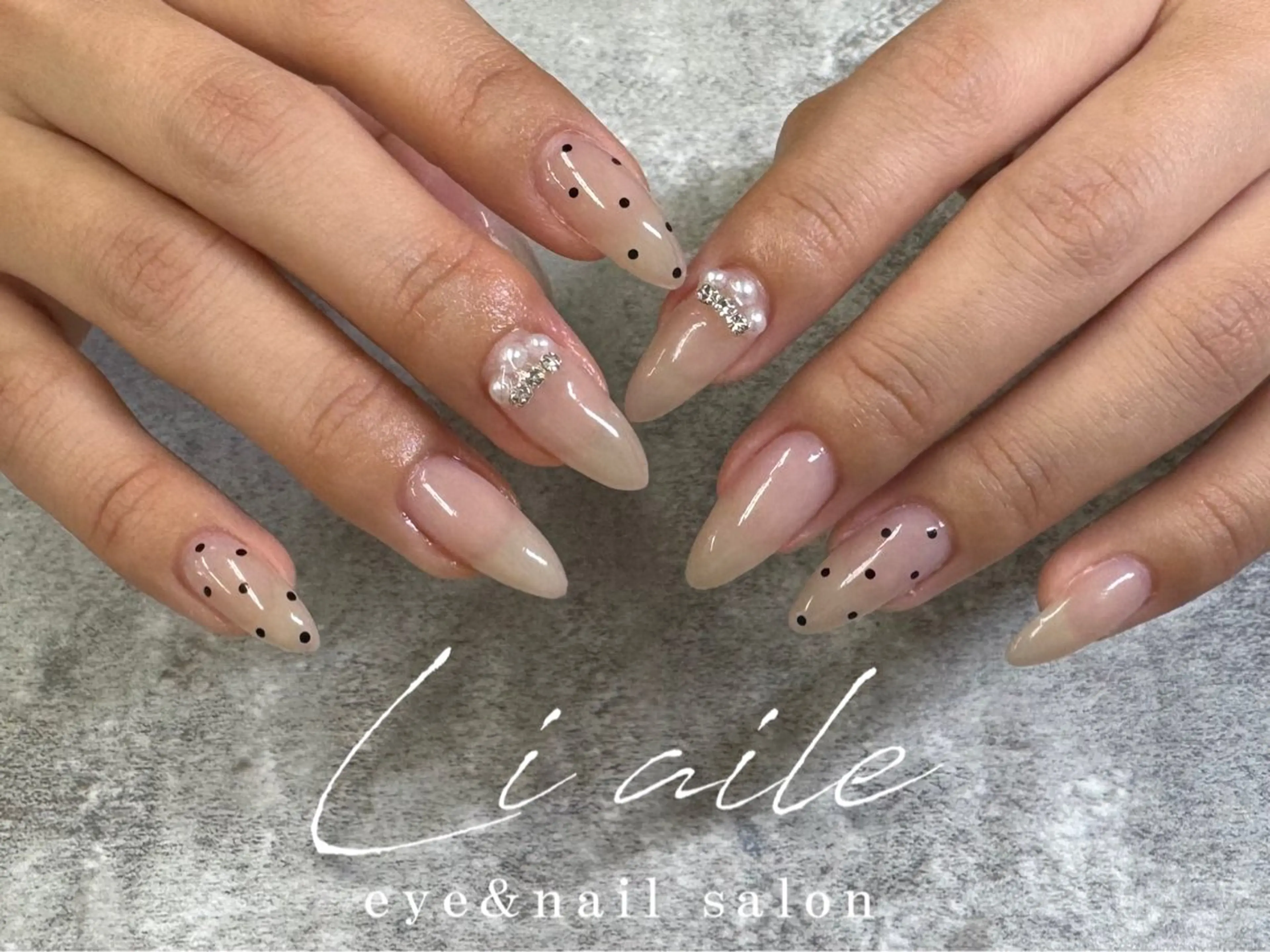 ネイル ハンドネイル Li aile eye&nail 上本町店所属・Li aile Aikaのネイルデザイン