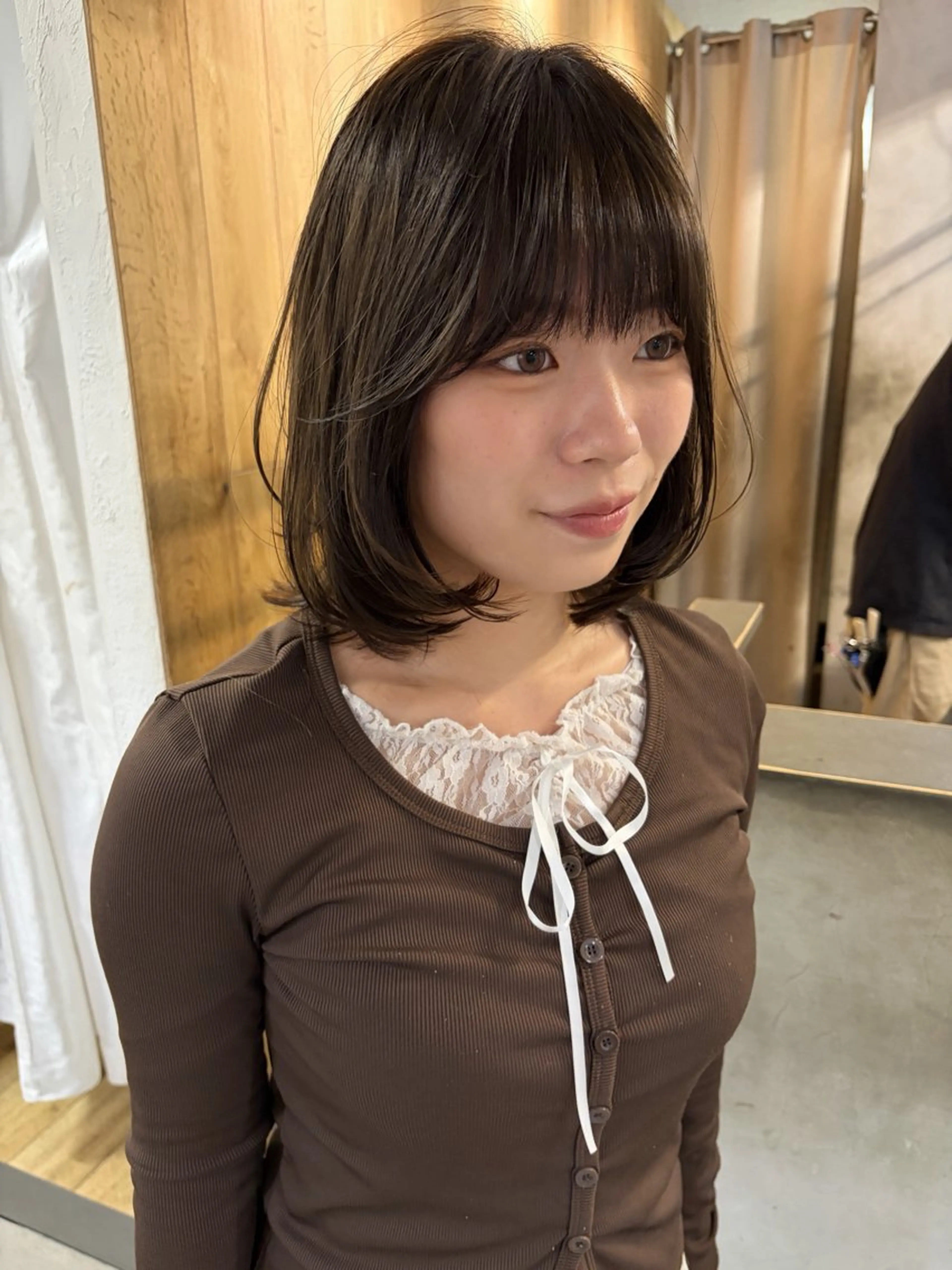 ミディアム カラー カット トリートメント 赤み消しカラー/ ナチュラル/トモキのヘアスタイル