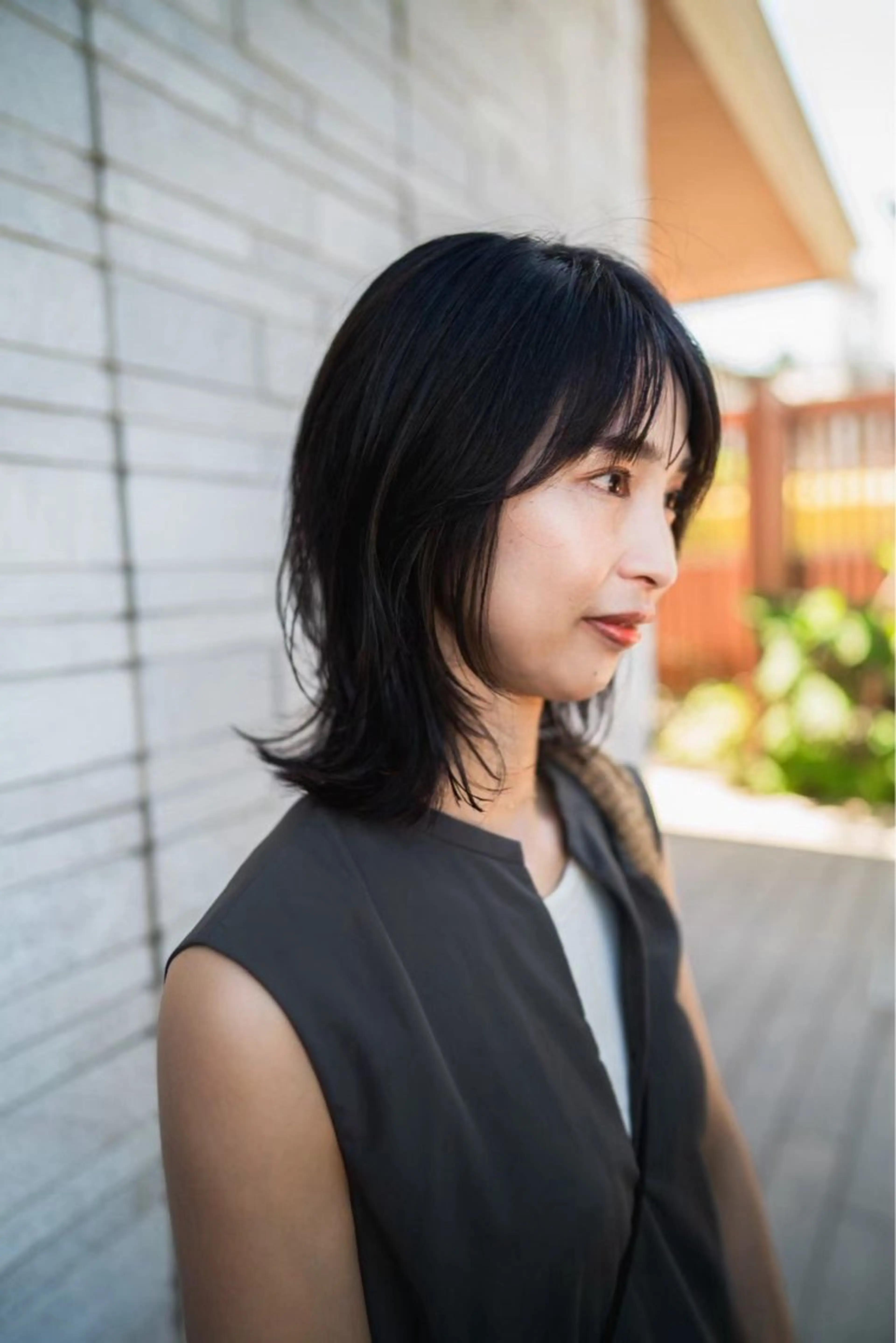 ミディアム ミディアムレイヤー レイヤーカット e’s鎌倉所属・藤本 豪海のヘアスタイル