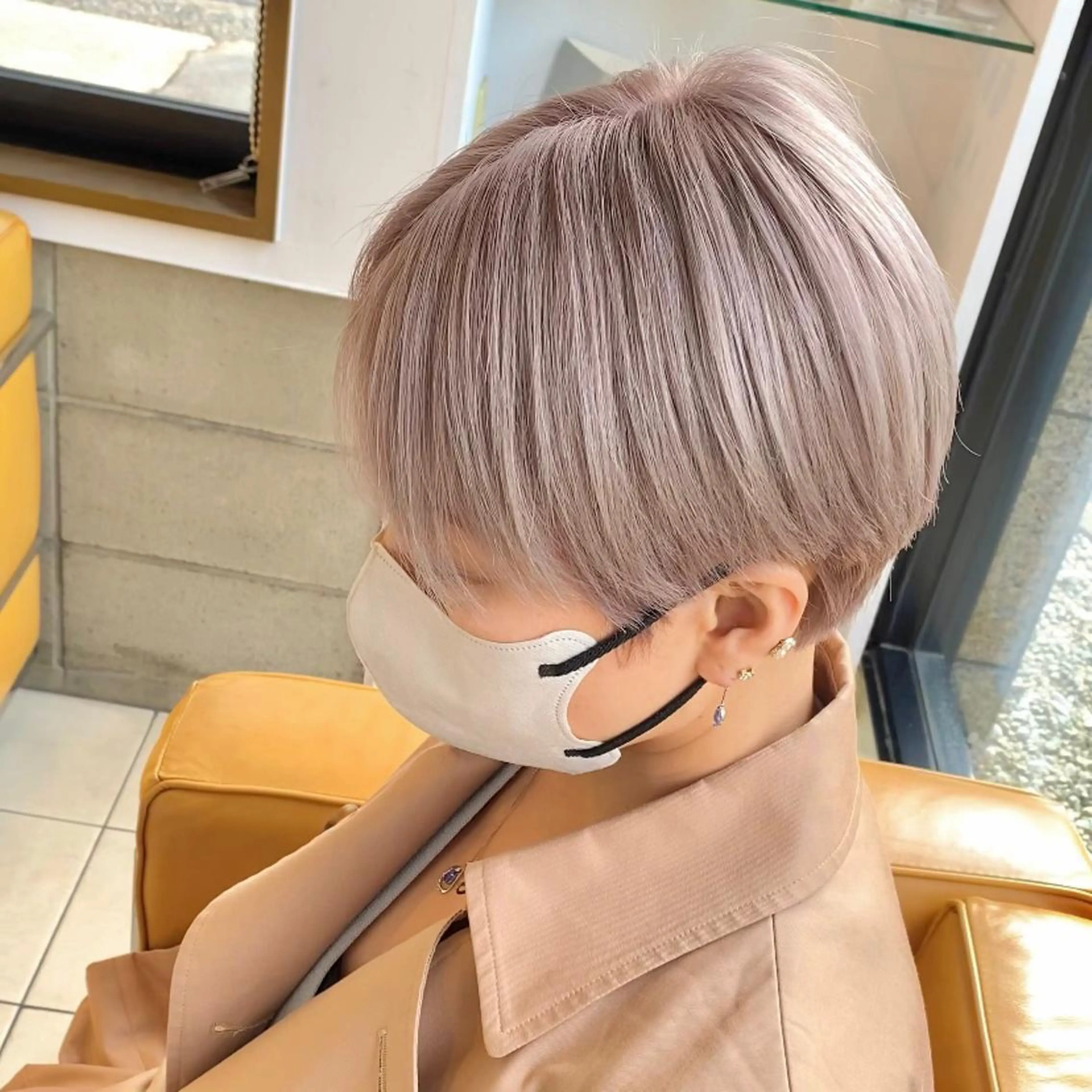 ショート カラー 山田勇真 ボブ/縮毛矯正/金山のヘアスタイル