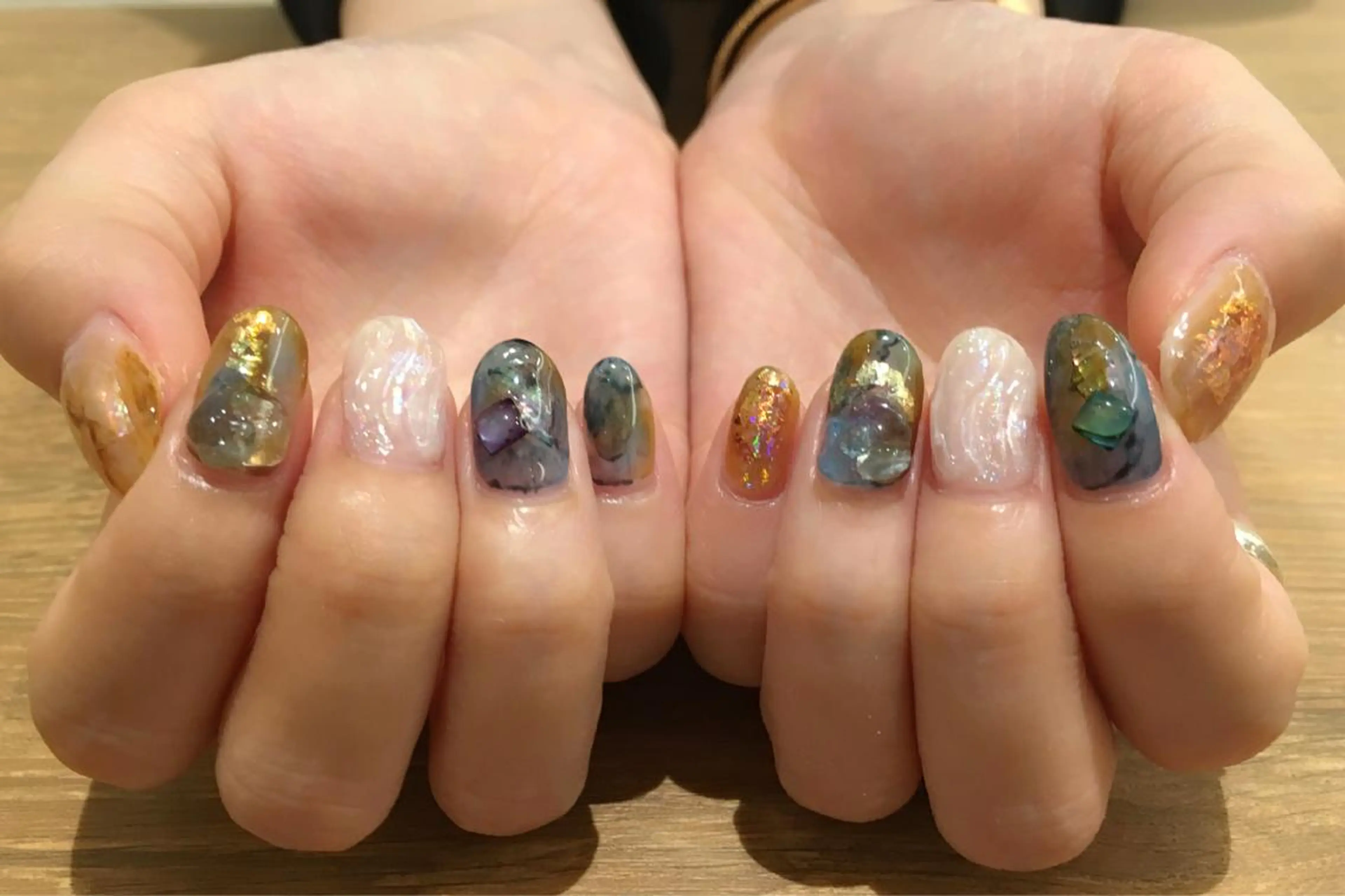 ネイル アートネイル Yuriko Omi パラジェル/渋谷のネイルデザイン