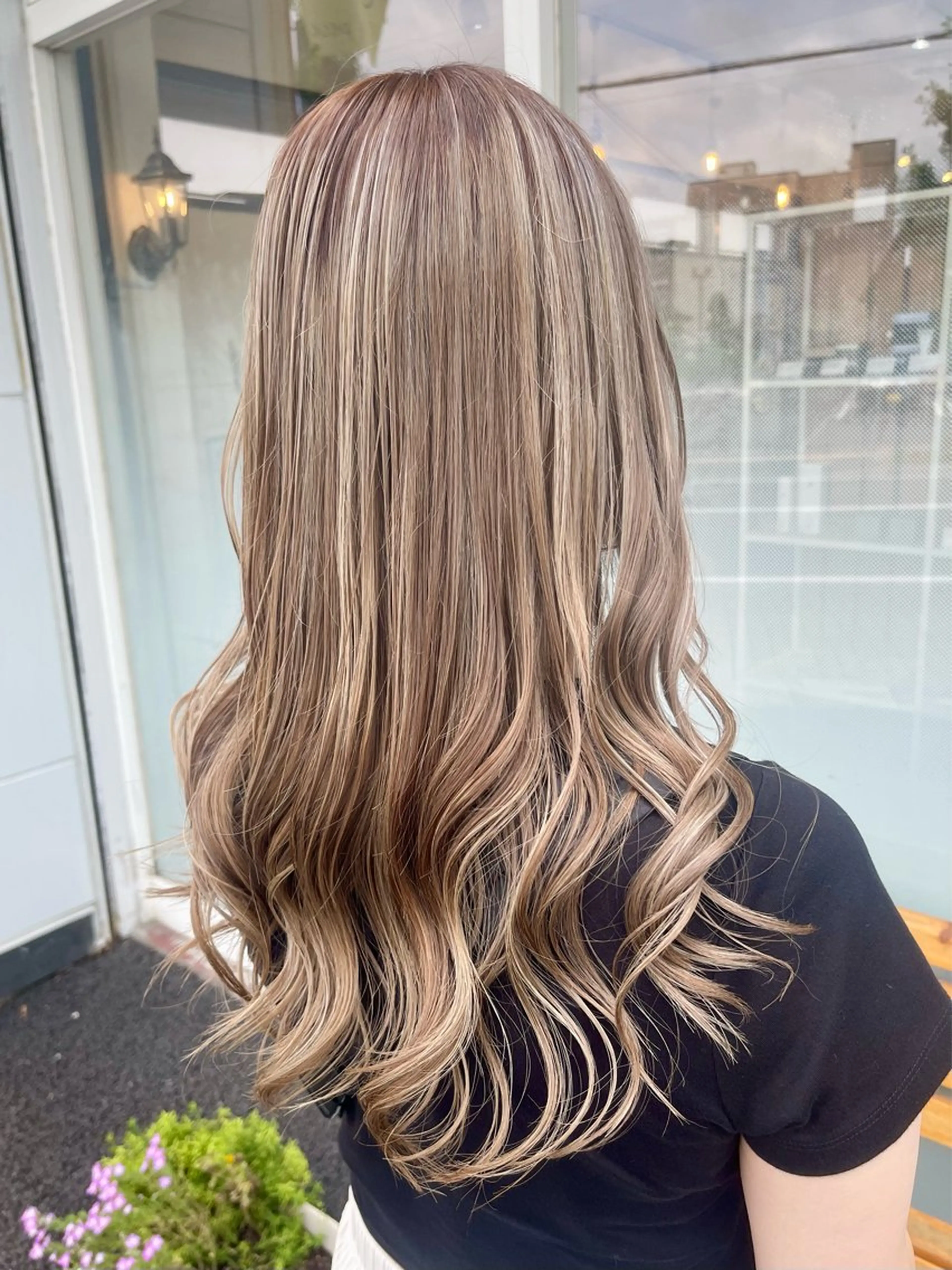 ロング カット ヘアカラー トリートメント 🍭透明感カラー 志賀拓海🍬🌈のヘアスタイル