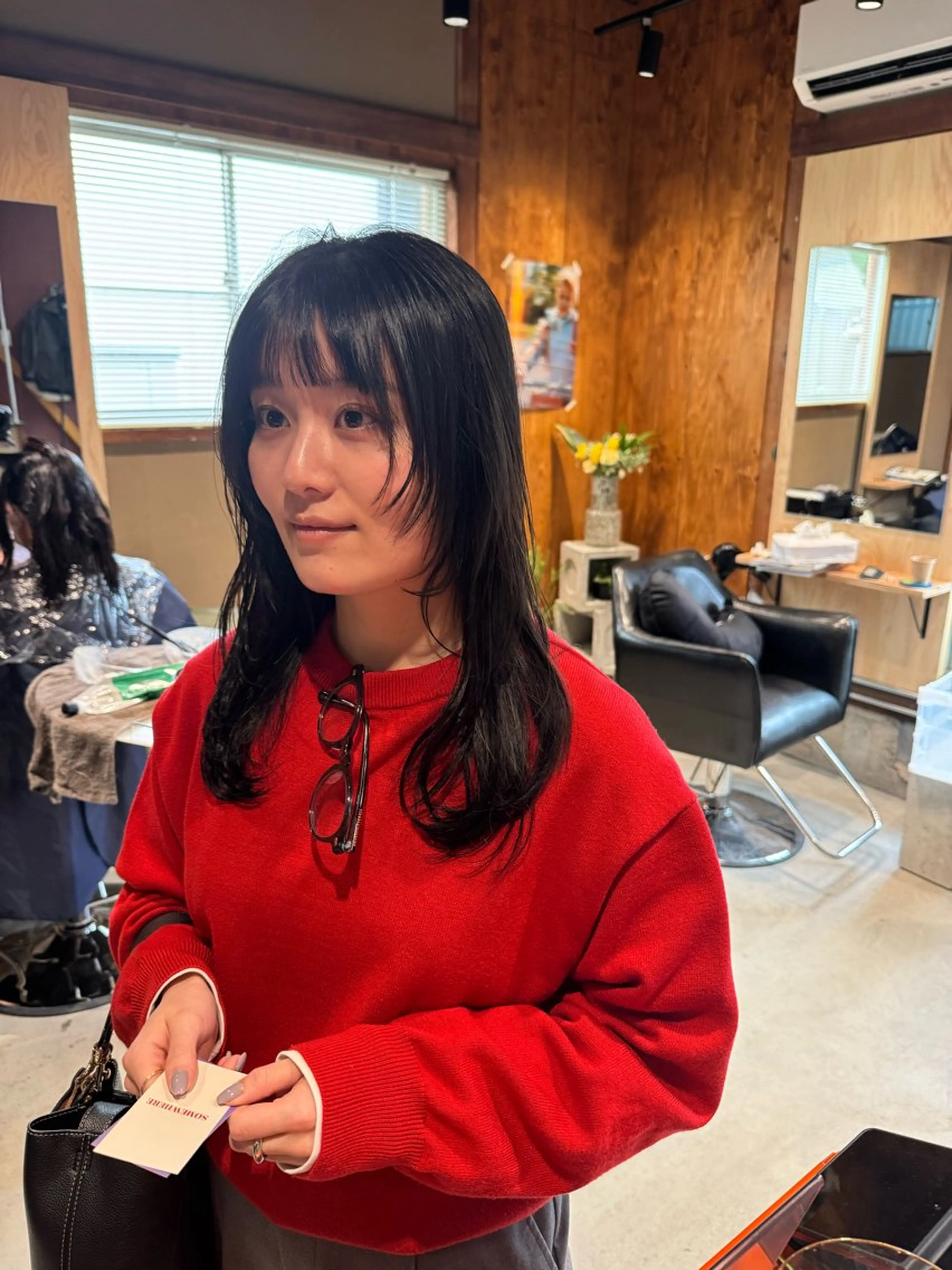 カラー カット ヘアカラー トリートメント 大迫 江梨のヘアスタイル