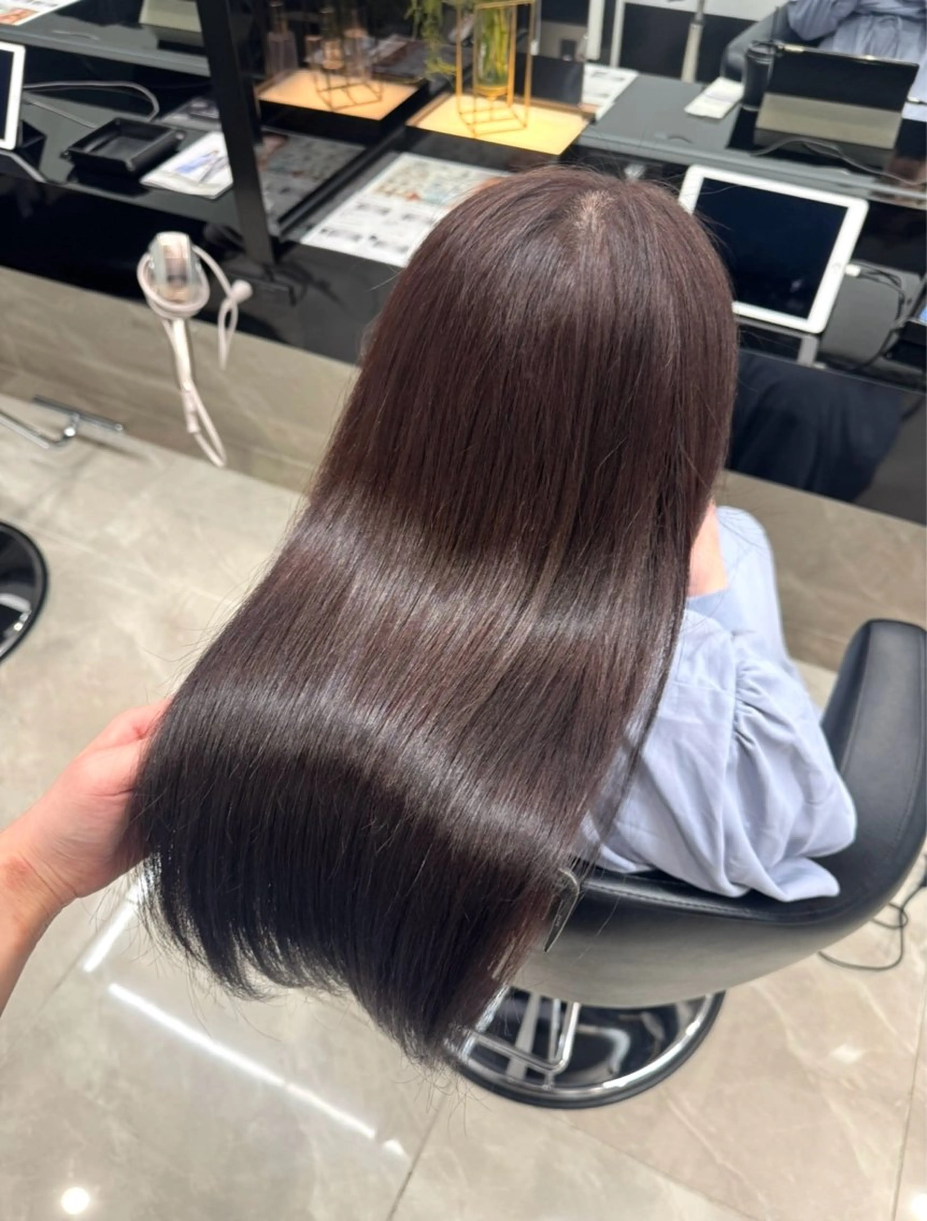 ツヤツヤ縮毛矯正&トリートメント付き💫🫧の写真