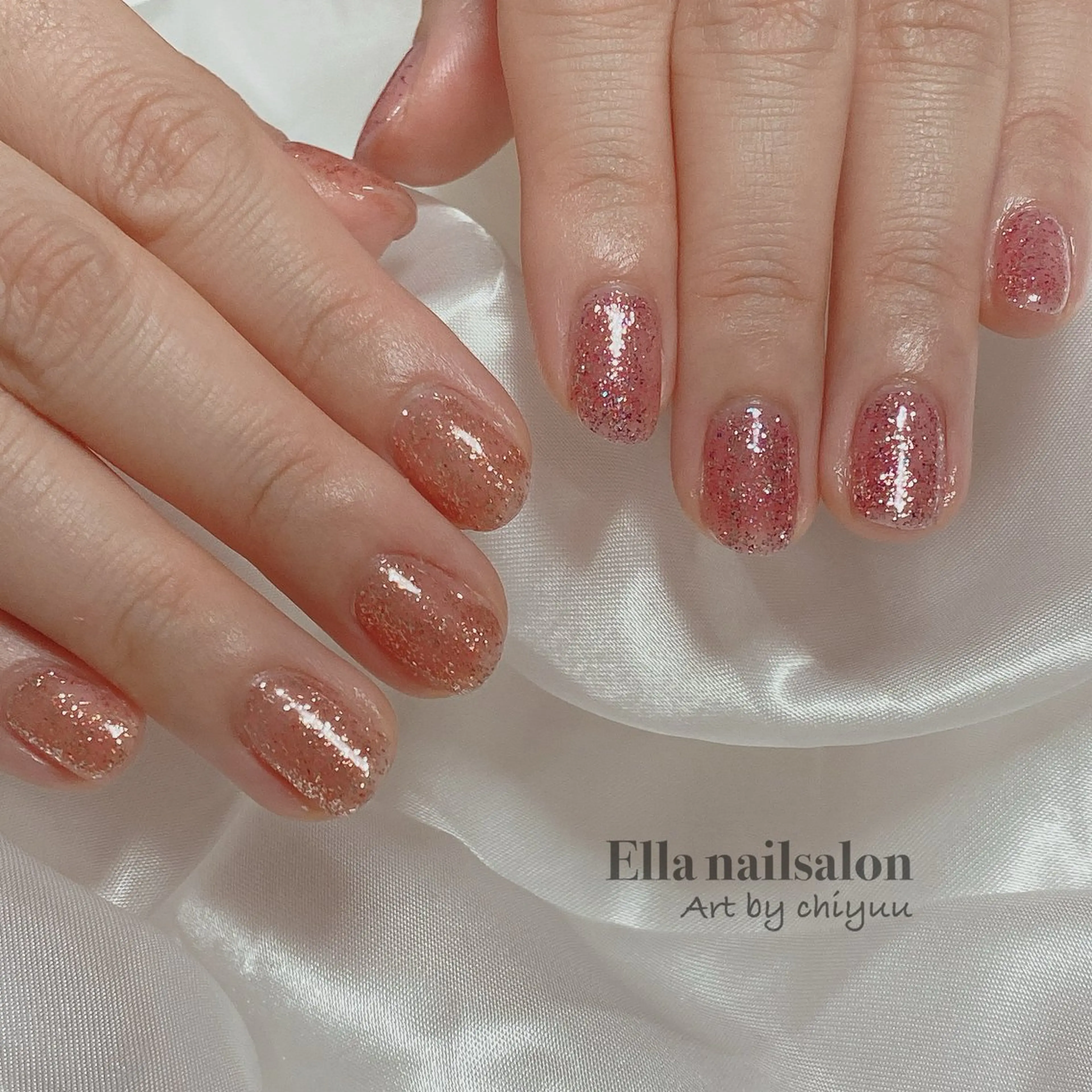 ネイル ワンカラーネイル ハンドネイル フットネイル Ella nail ちゆうのネイルデザイン