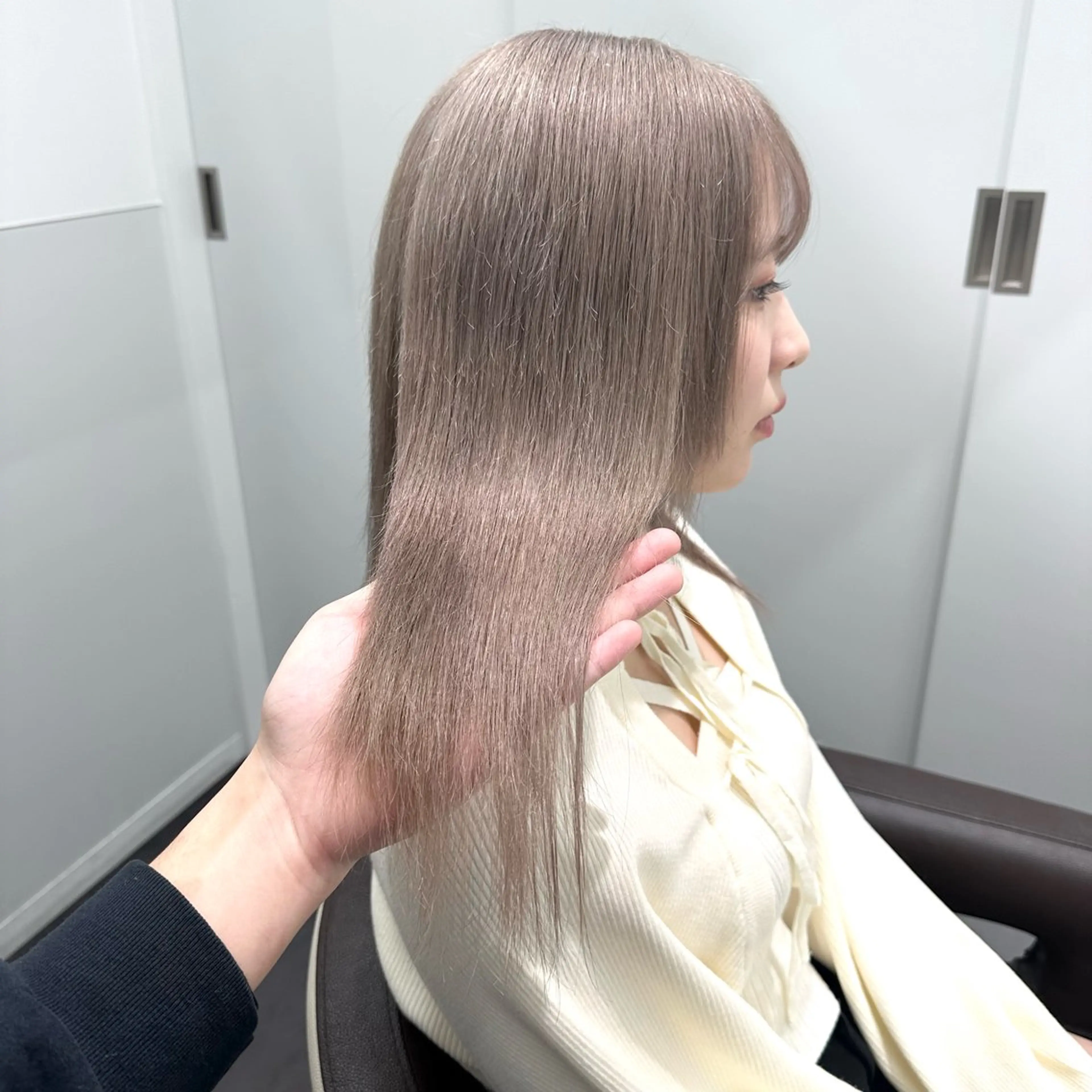 ミディアム カラー ヘアカラー トリートメント go today原宿vita所属・✨艶カラー美容師✨ リュウトのヘアスタイル