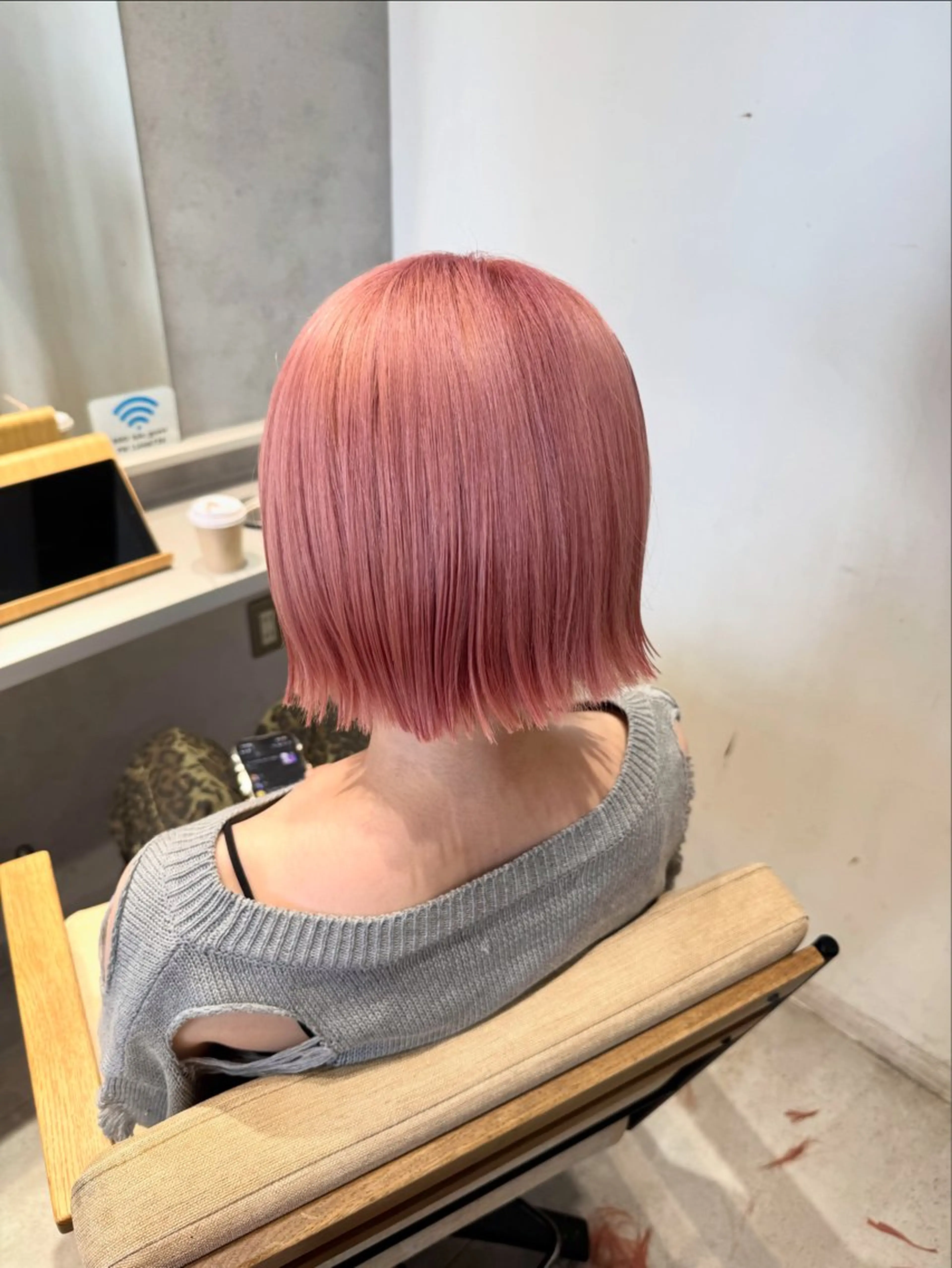 ミディアム カラー カット ヘアカラー ai 梅田/暖色カラーのヘアスタイル