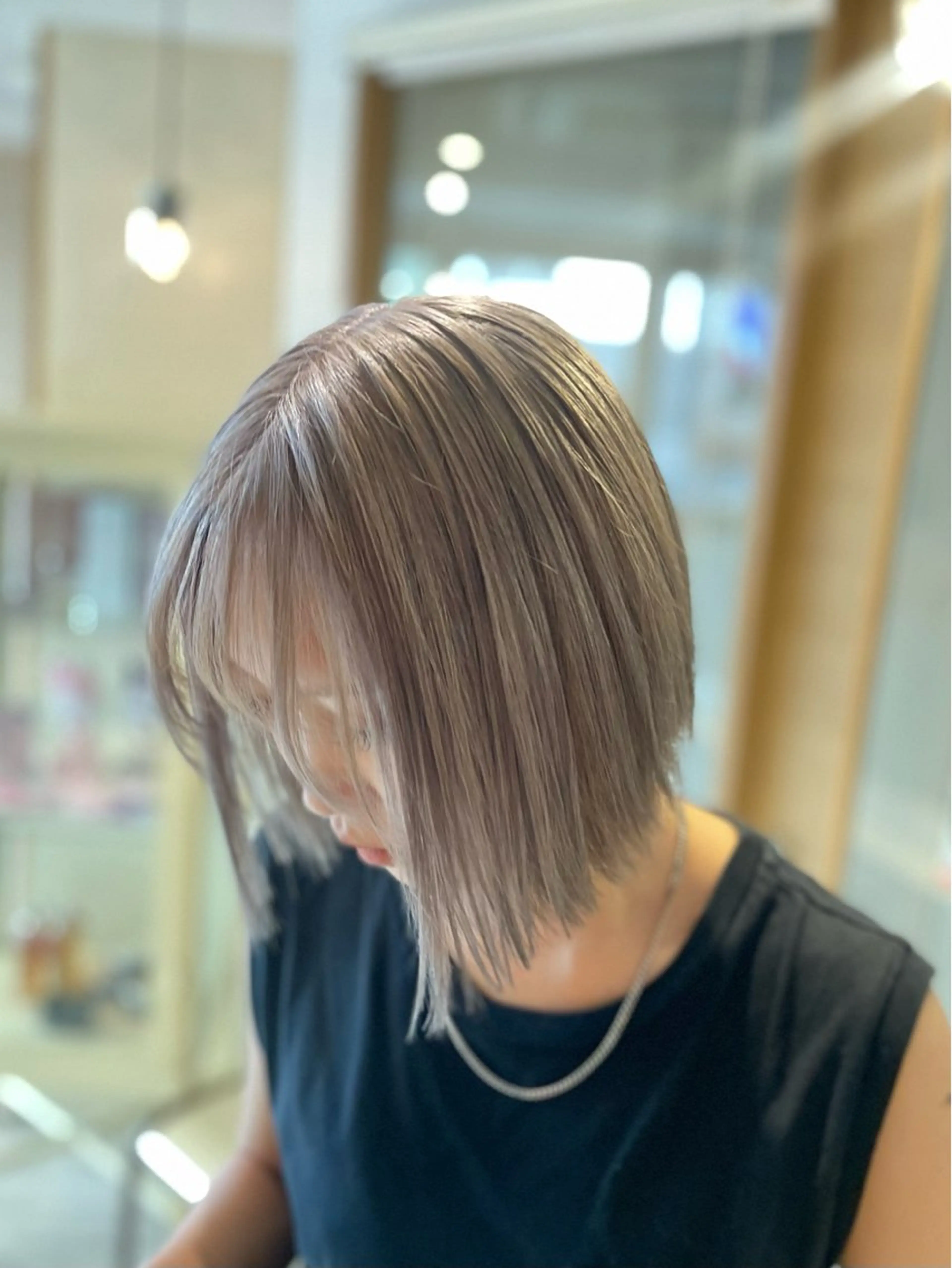 【3月限定‼️】♡ハイトーンクーポン♡ブリーチリタッチ(前処理込み)+ワンカラー+トリートメント+超音波アイロンの写真