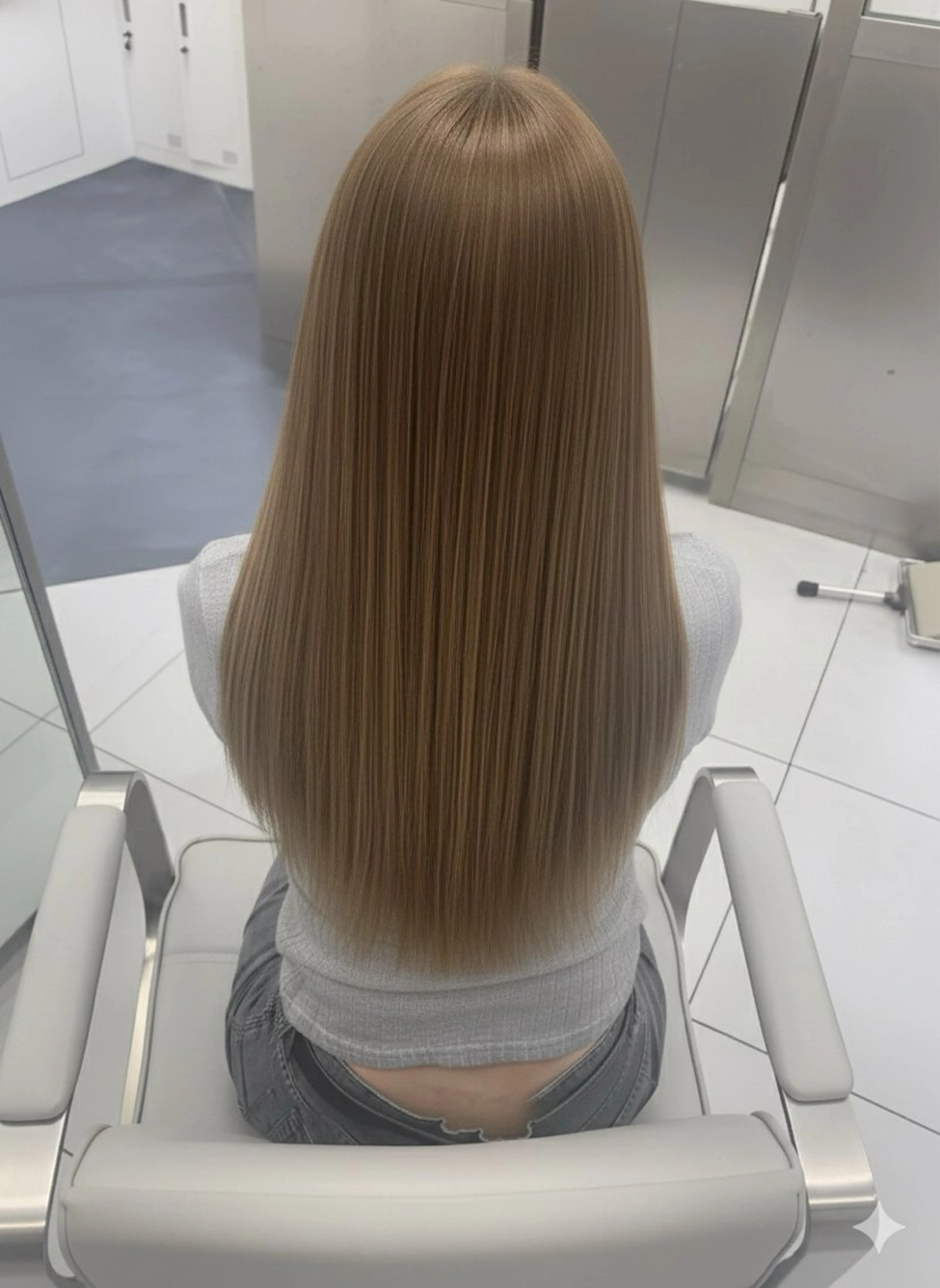 ロング カラー ヘアアレンジ 渋谷のブリーチカラー シェフ🧑🍳蓮のヘアスタイル