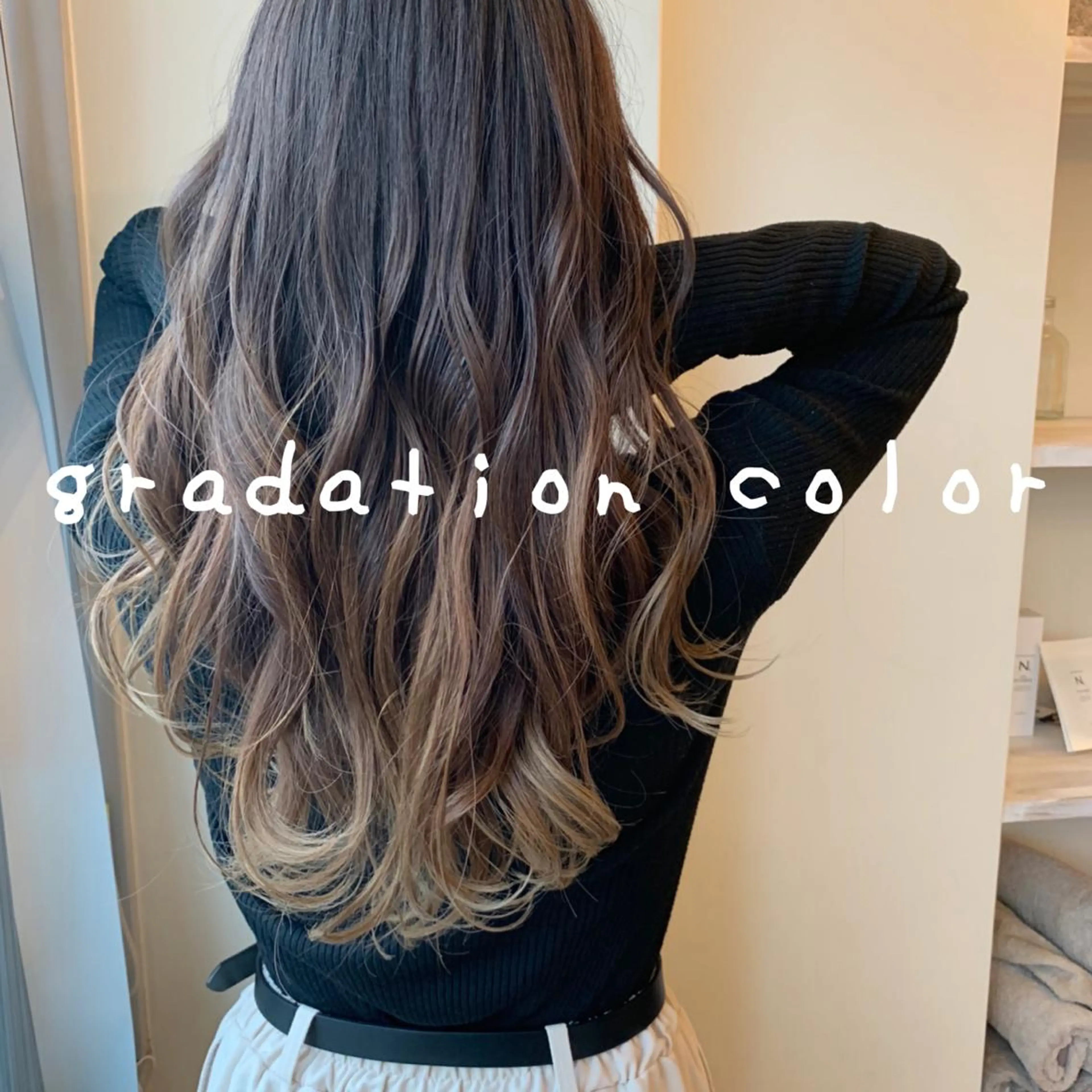 ロング ヘアカラー ボブウルフ/ボブ Satsuki【名駅のヘアスタイル