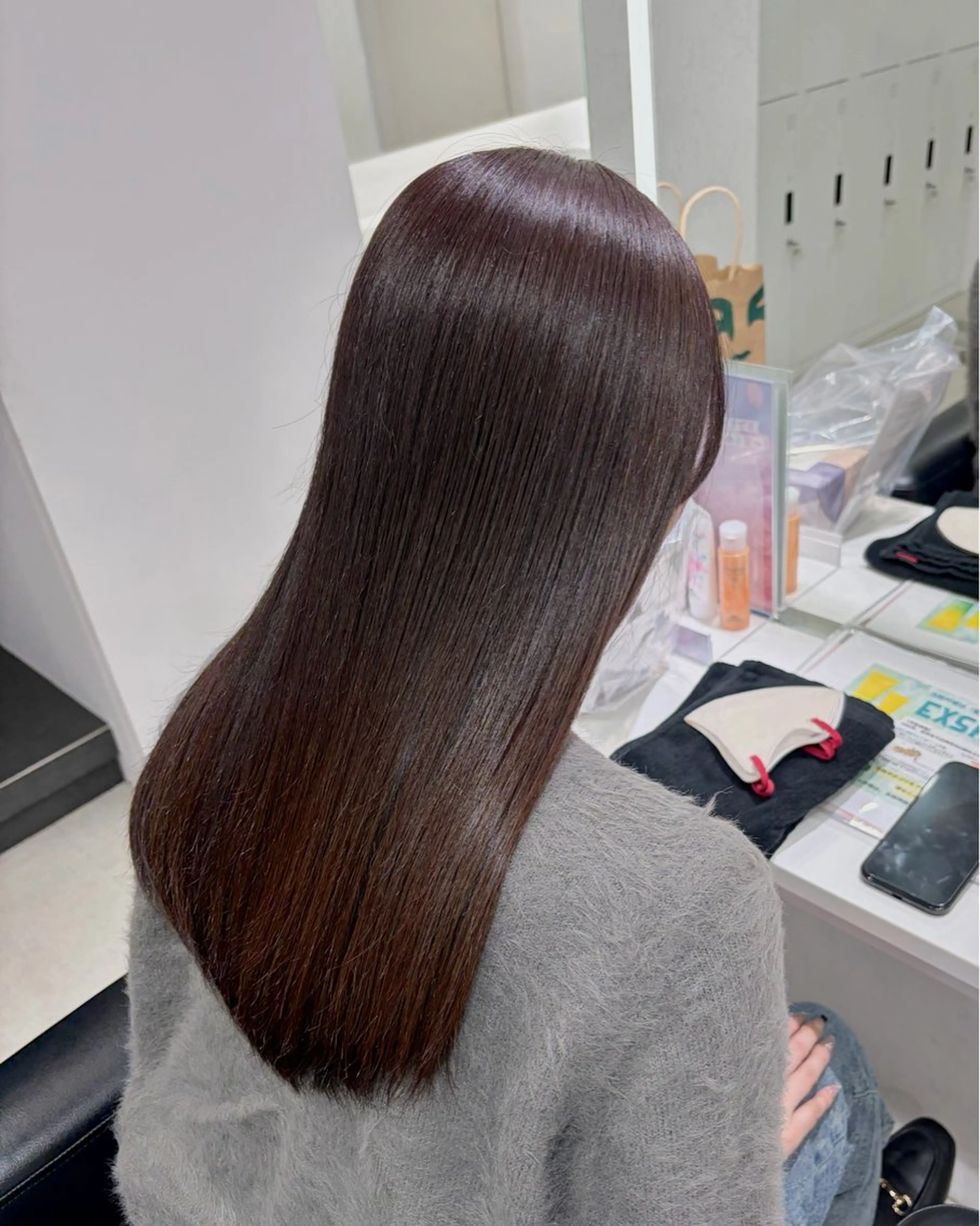 ロング カラー トリートメント ヘアセット グレージュ/ベージュ /経堂/sana🌱のヘアスタイル