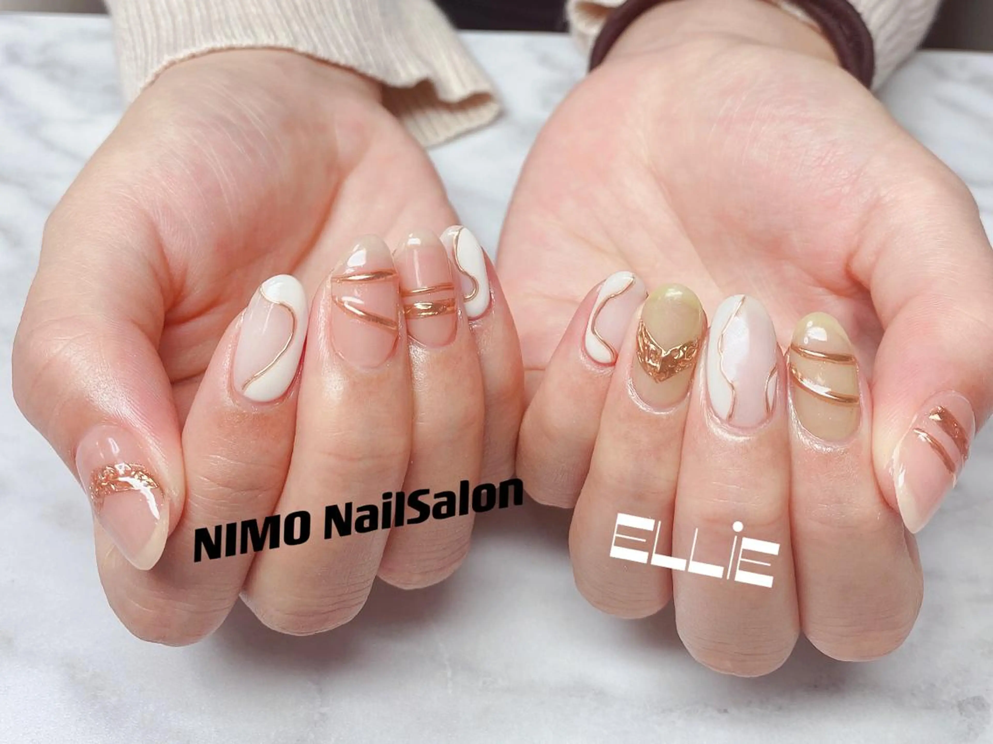 ネイル ハンドネイル ハンドケア 閨匠ビューティサロン 新橋店♡Ellieのネイルデザイン