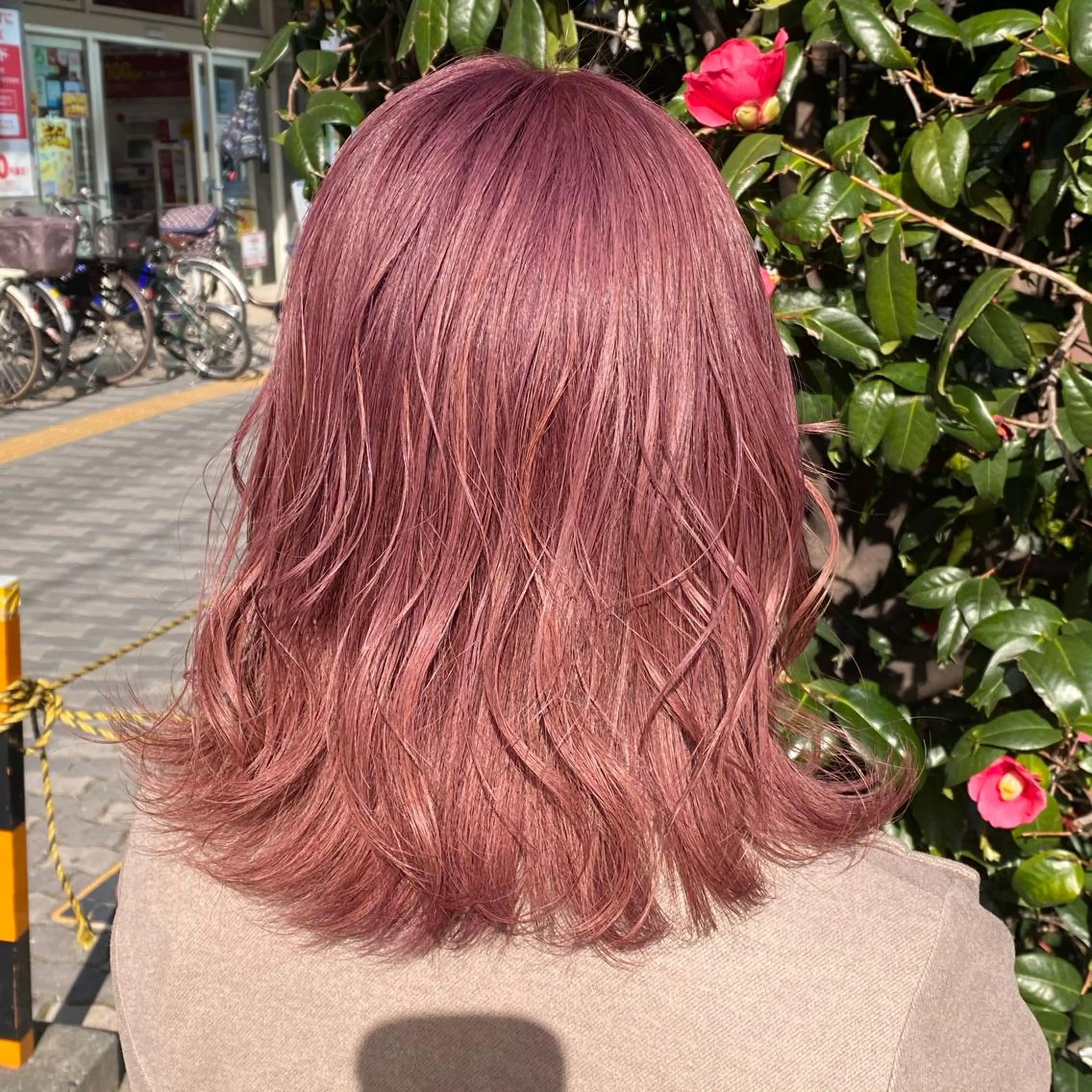 ミディアム カラー マンツーマン女性 美容師 奏のヘアスタイル