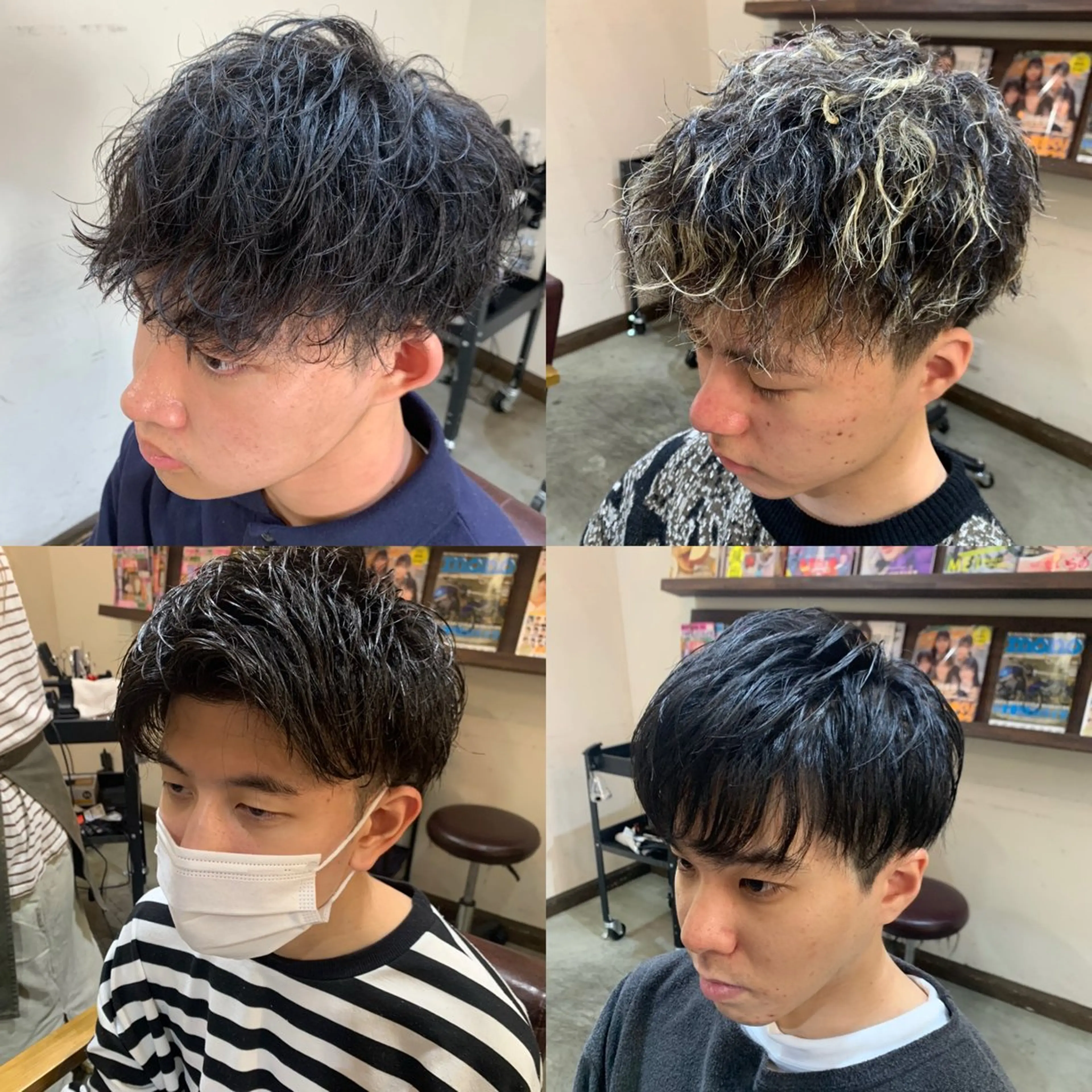 ショート パーマ メンズ カット パーマ 池田達也anyhow /店長のヘアスタイル