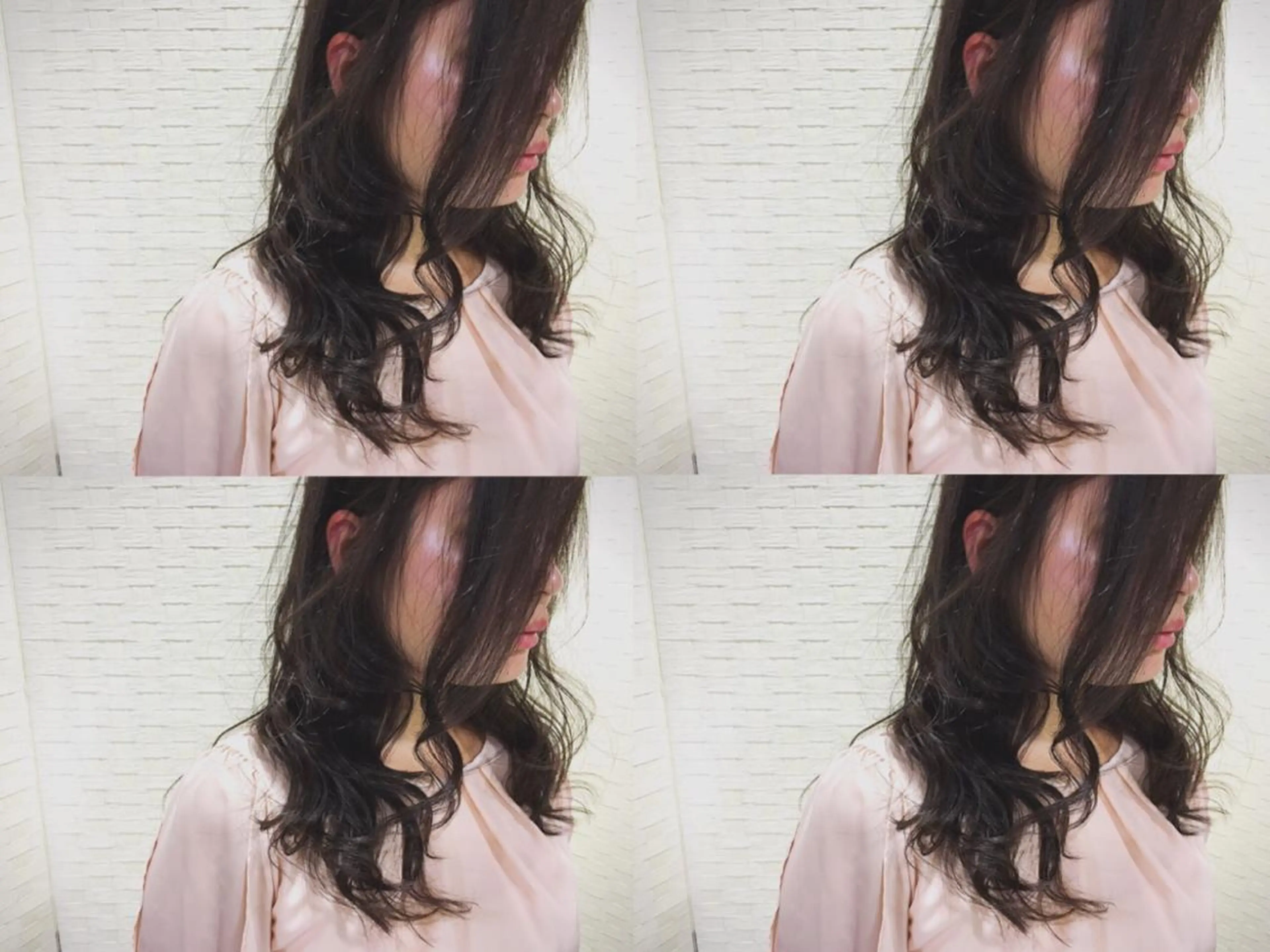 ミディアム セミロング ロング カラー boutique misakiのヘアスタイル