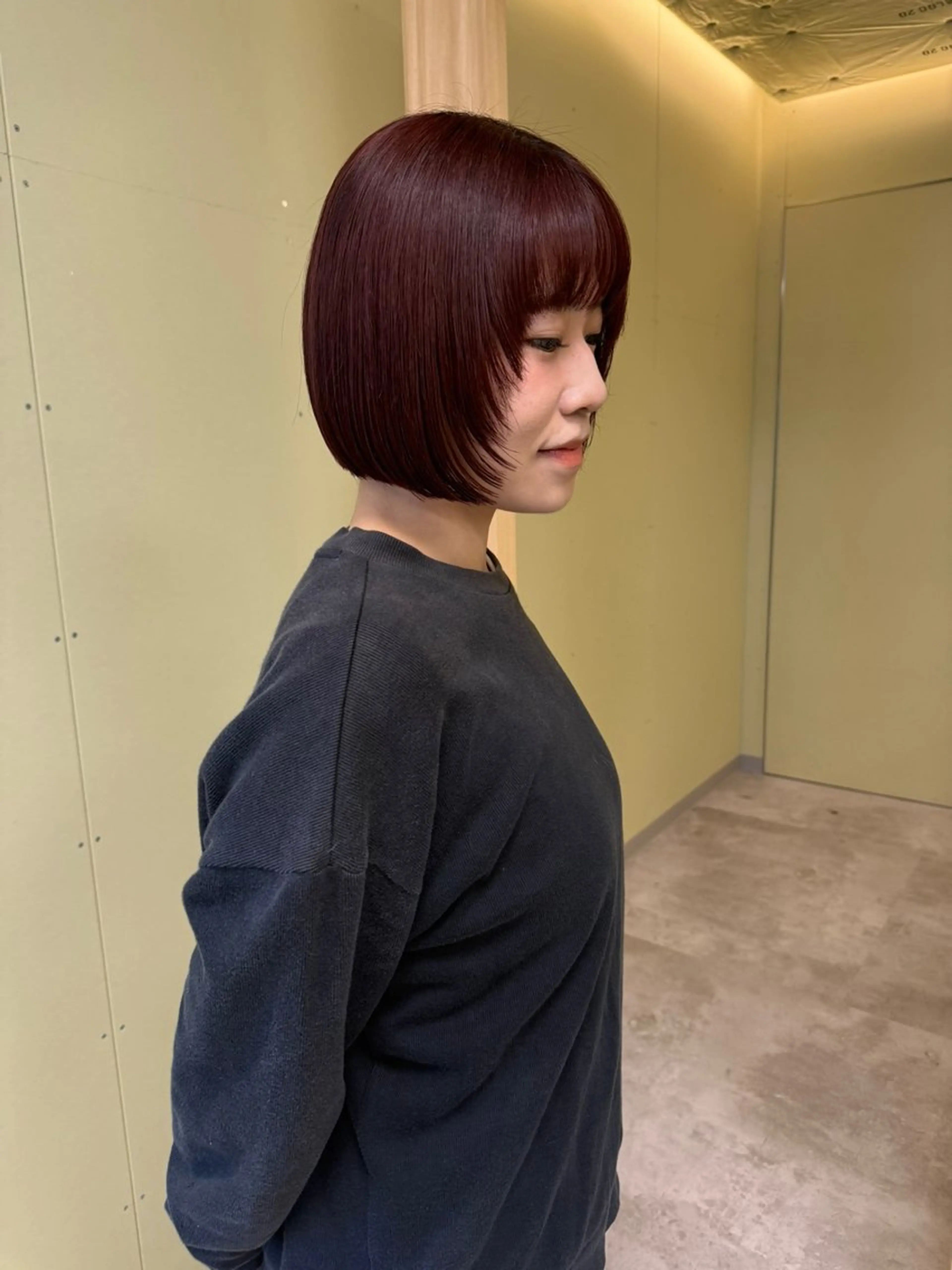 ショート カラー カット ヘアカラー 伶風/ボブ/ ハッシュカットのヘアスタイル