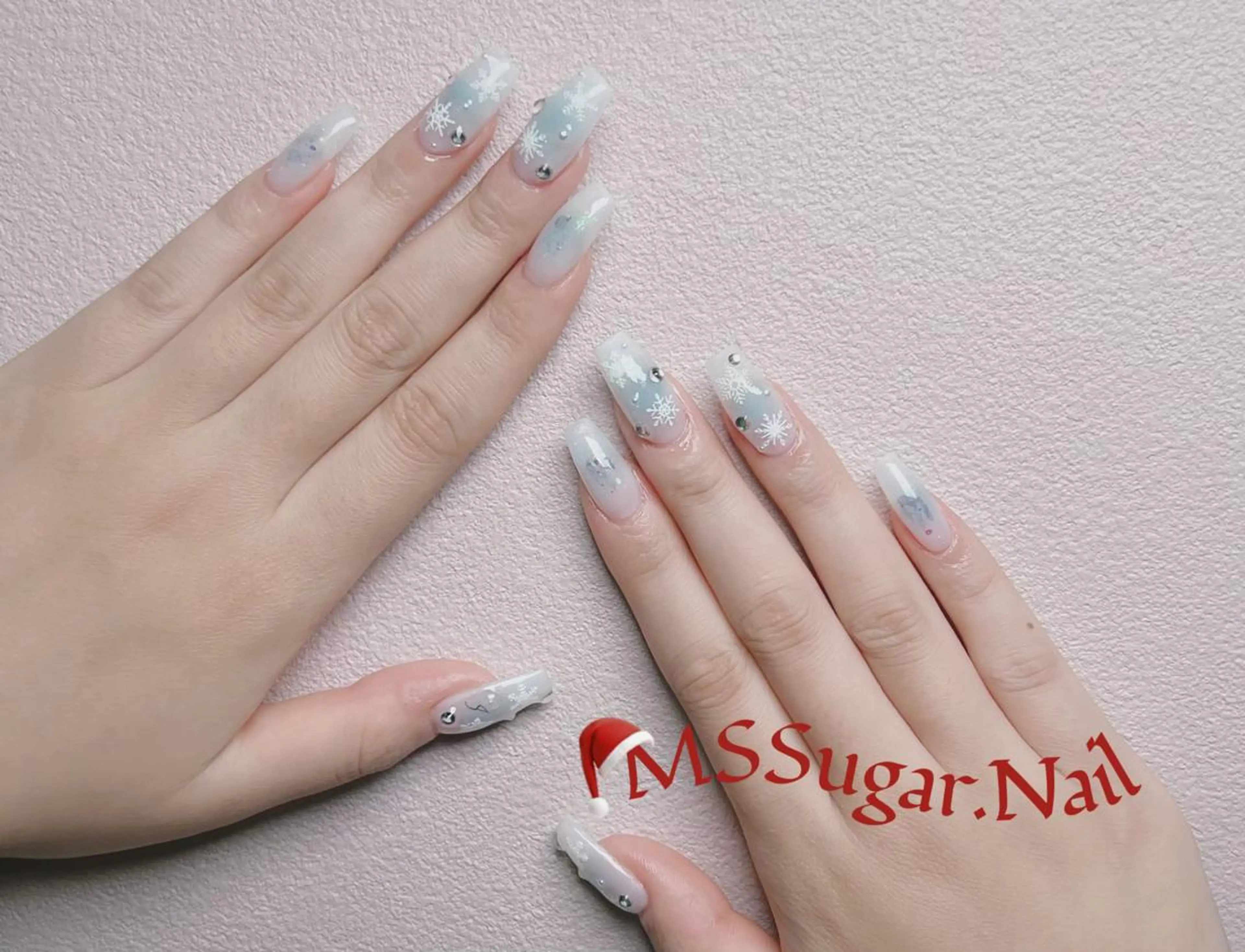 ネイル ハロウィン ロングネイル マグネットネイル スカルプネイル ネイルチップ MSSugar Nailのネイルデザイン