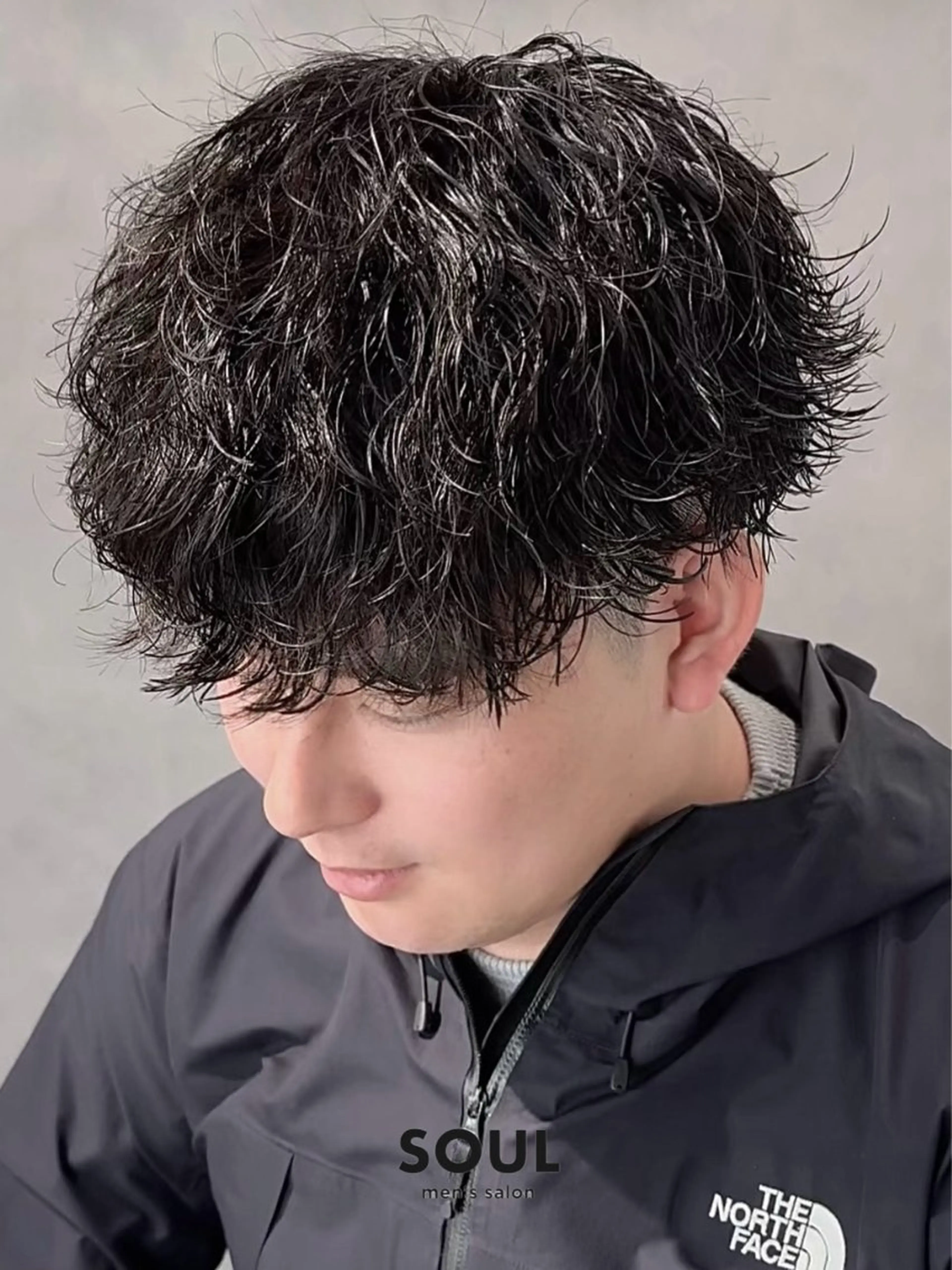 パーマ メンズ メンズパーマ 波巻きパーマ カット パーマ 安部 真弘のヘアスタイル