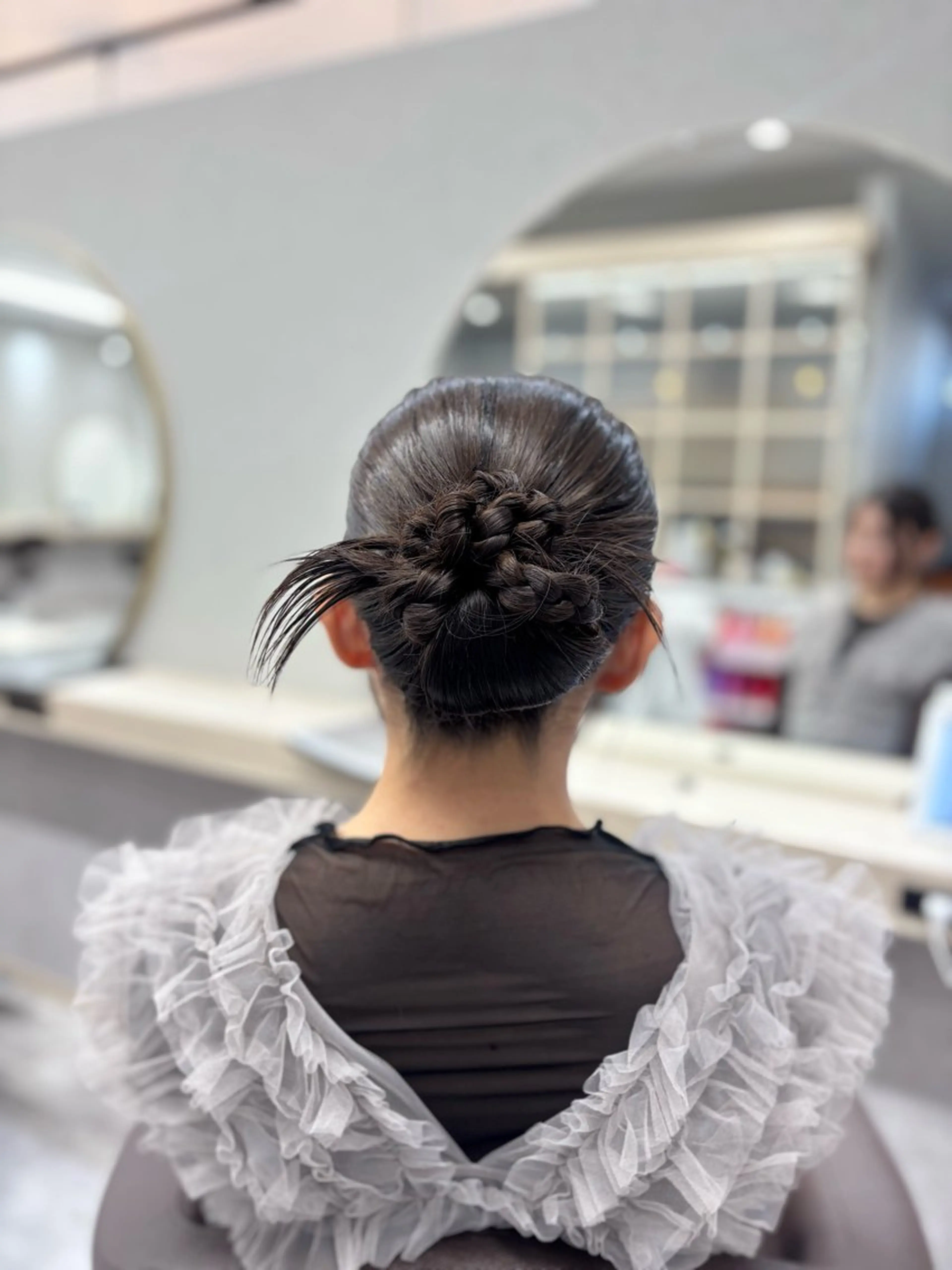 セミロング ヘアアレンジ ヘアセット KEEN.渋沢/ 横溝小夏のヘアスタイル