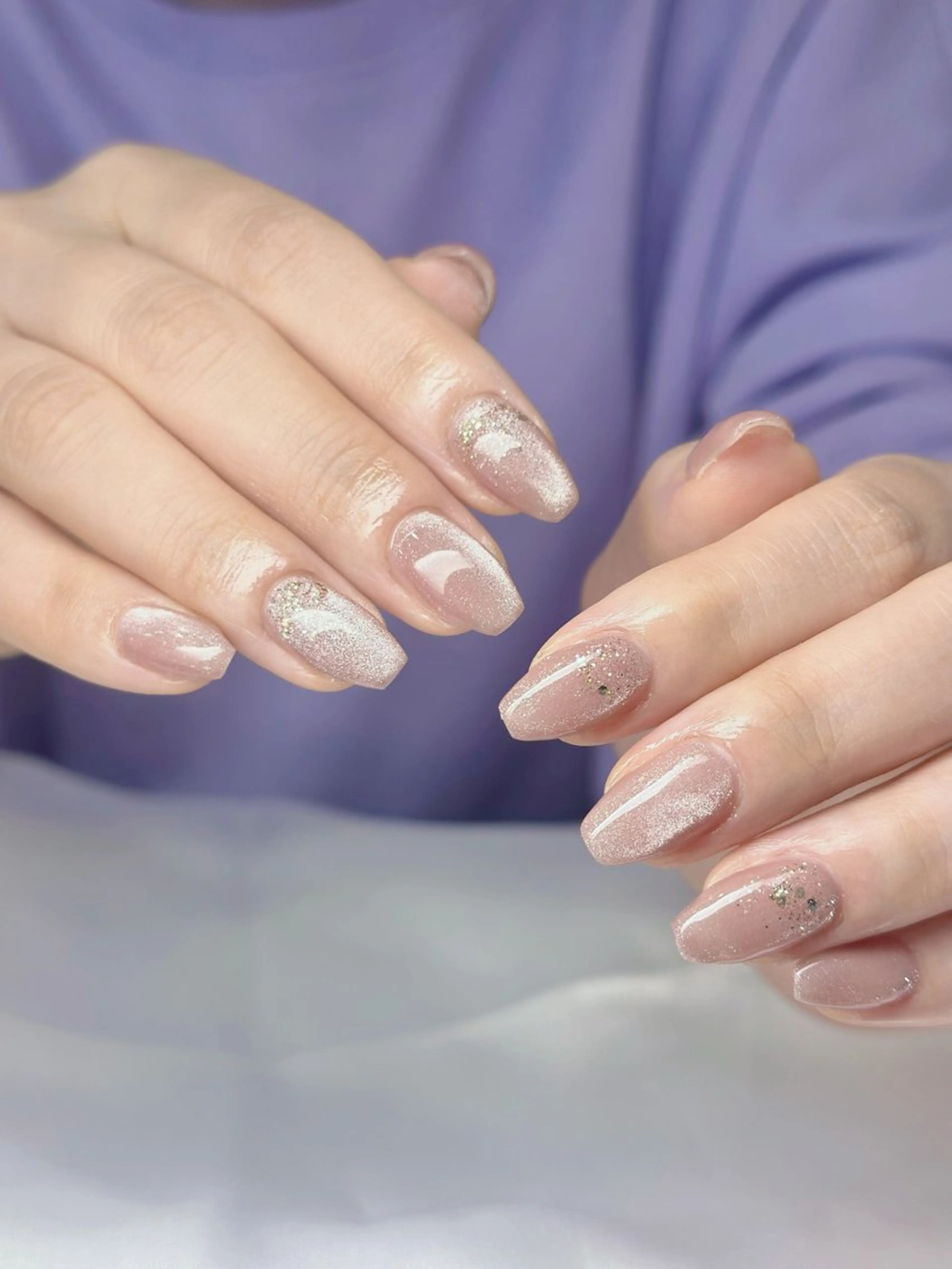 ネイル フラッシュネイル マグネットネイル Mi nailsのネイルデザイン