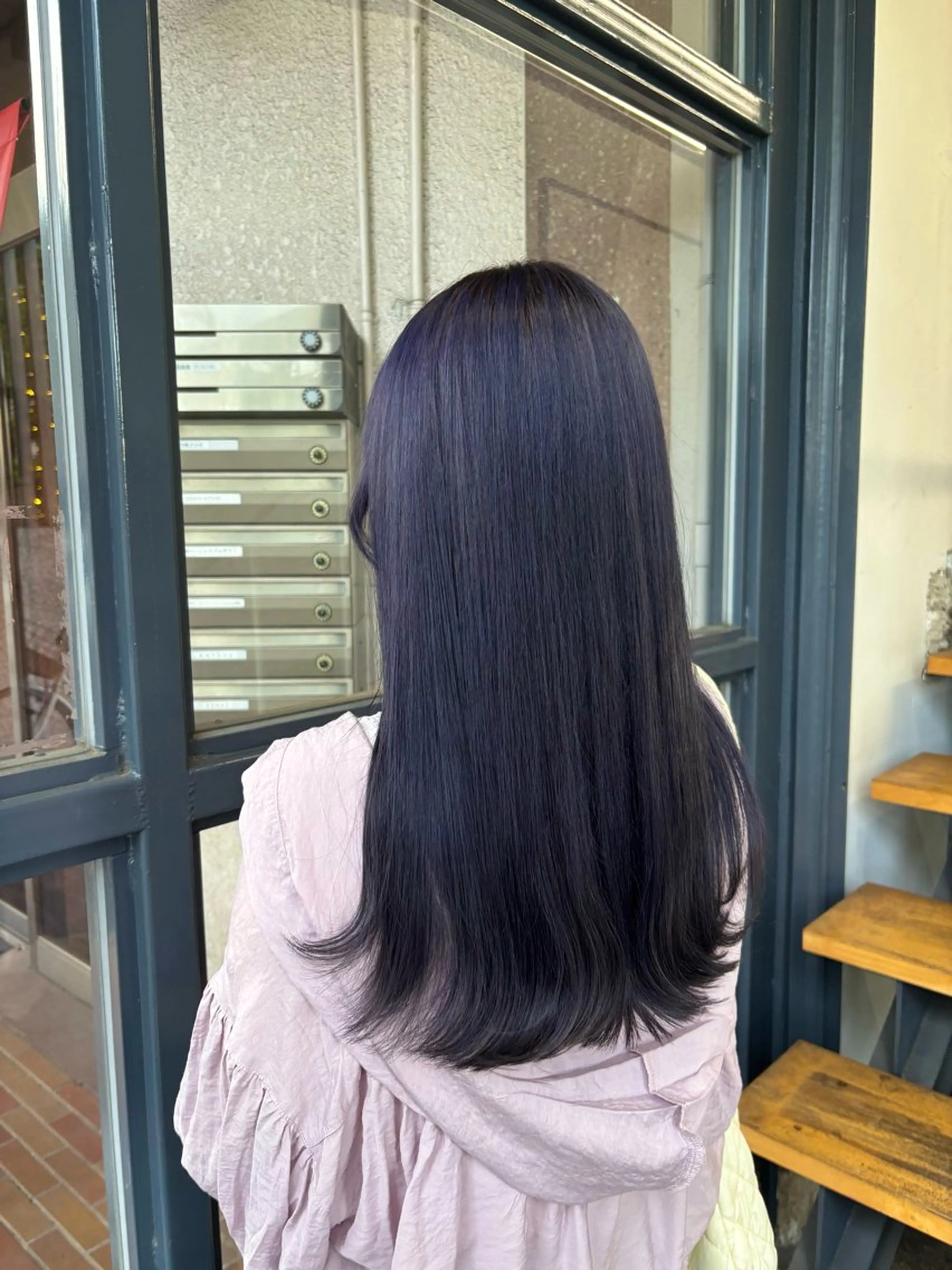 ロング カラー ブリーチ ヘアカラー Haircraft 長岡琉菜のヘアスタイル