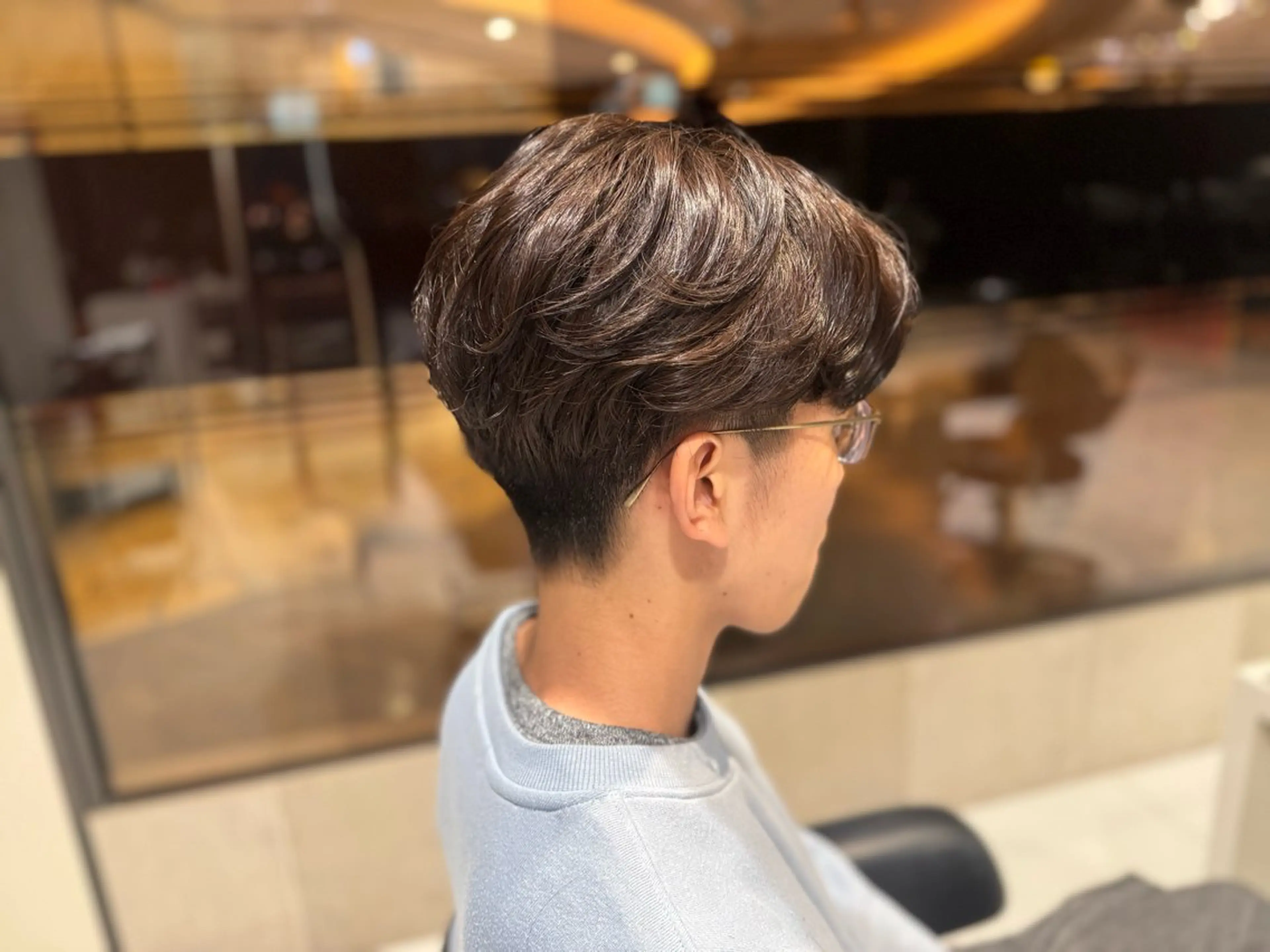ショート パーマ メンズ カット パーマ トリートメント AVANCE. annaのヘアスタイル