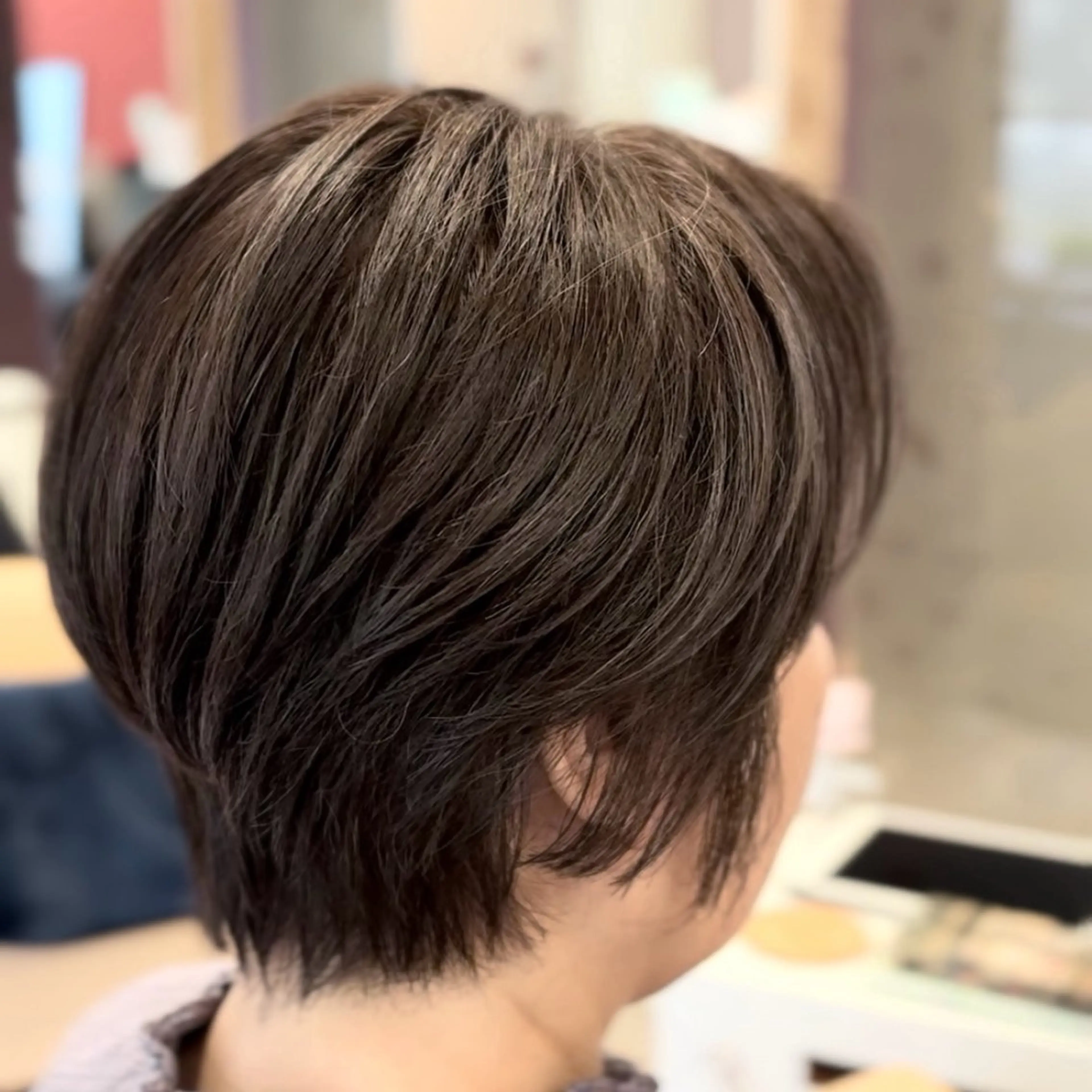 ショート アッシュ アッシュブラウン ショートヘア カット ヘアカラー レイヤー/ショート /Yutaのヘアスタイル