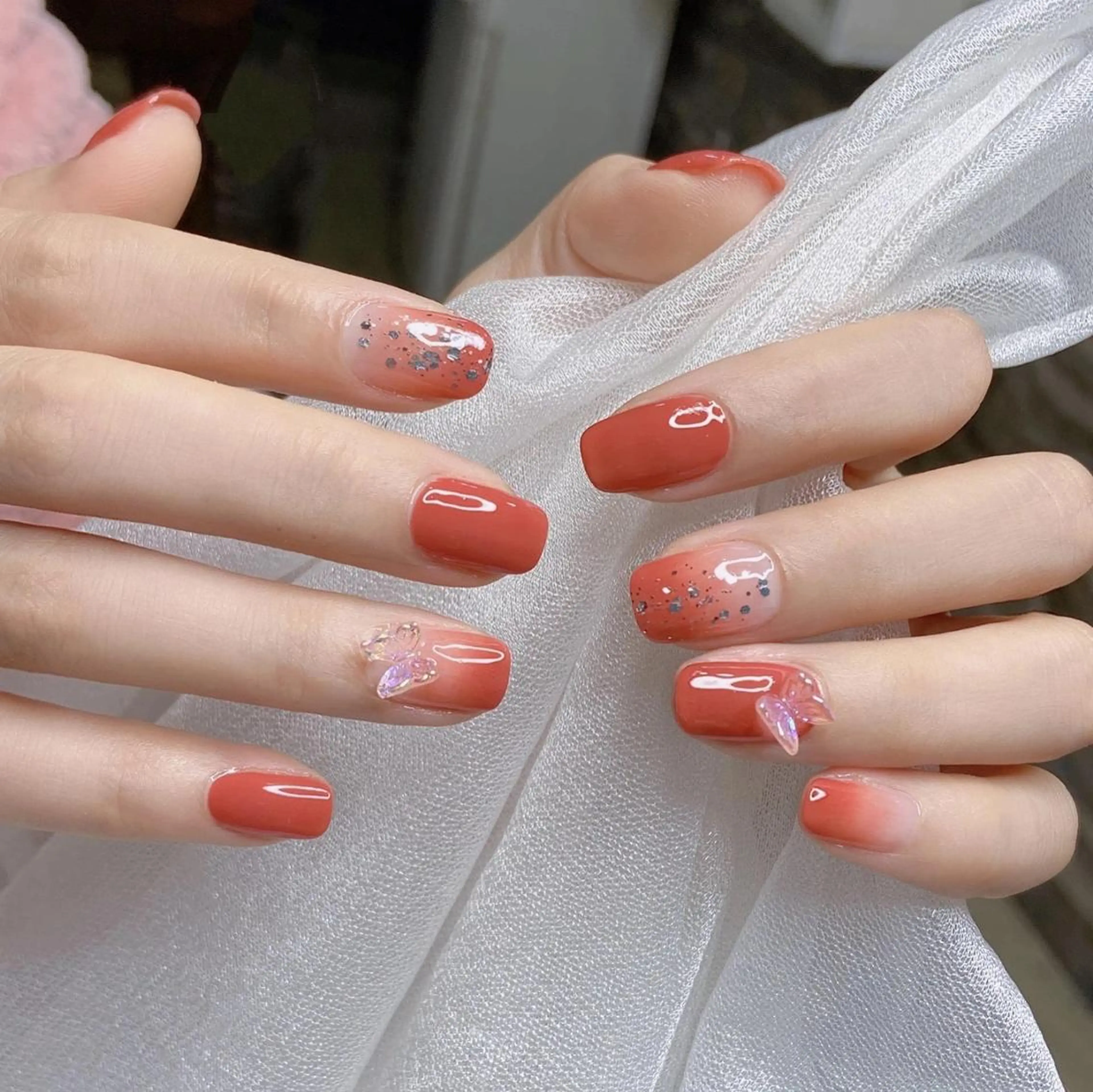 ネイル 🦋ネイルサロン ブラン🌈ゆりのネイルデザイン