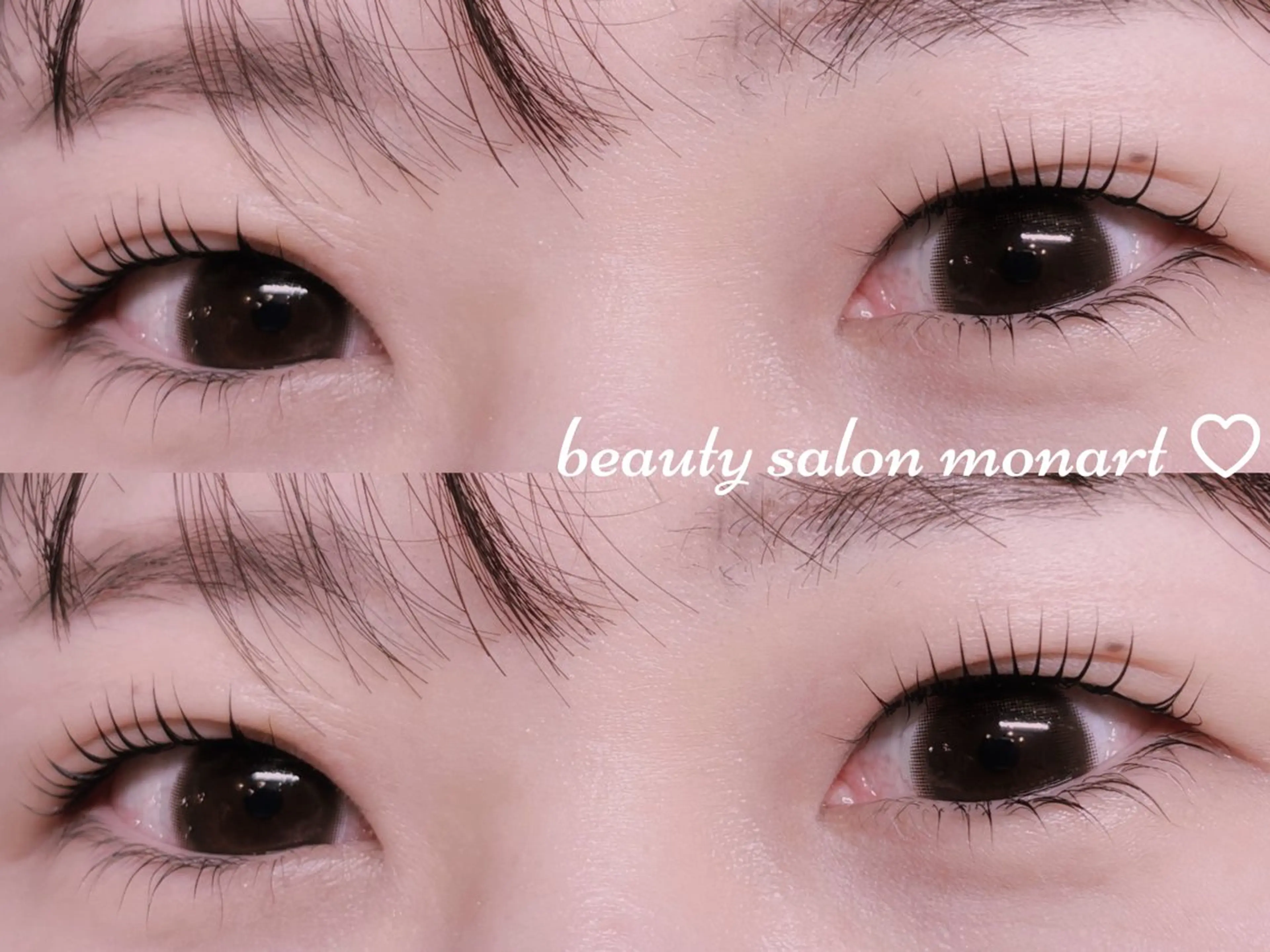 マツエク・マツパ マツパ monart kurehaのマツエク・マツパデザイン