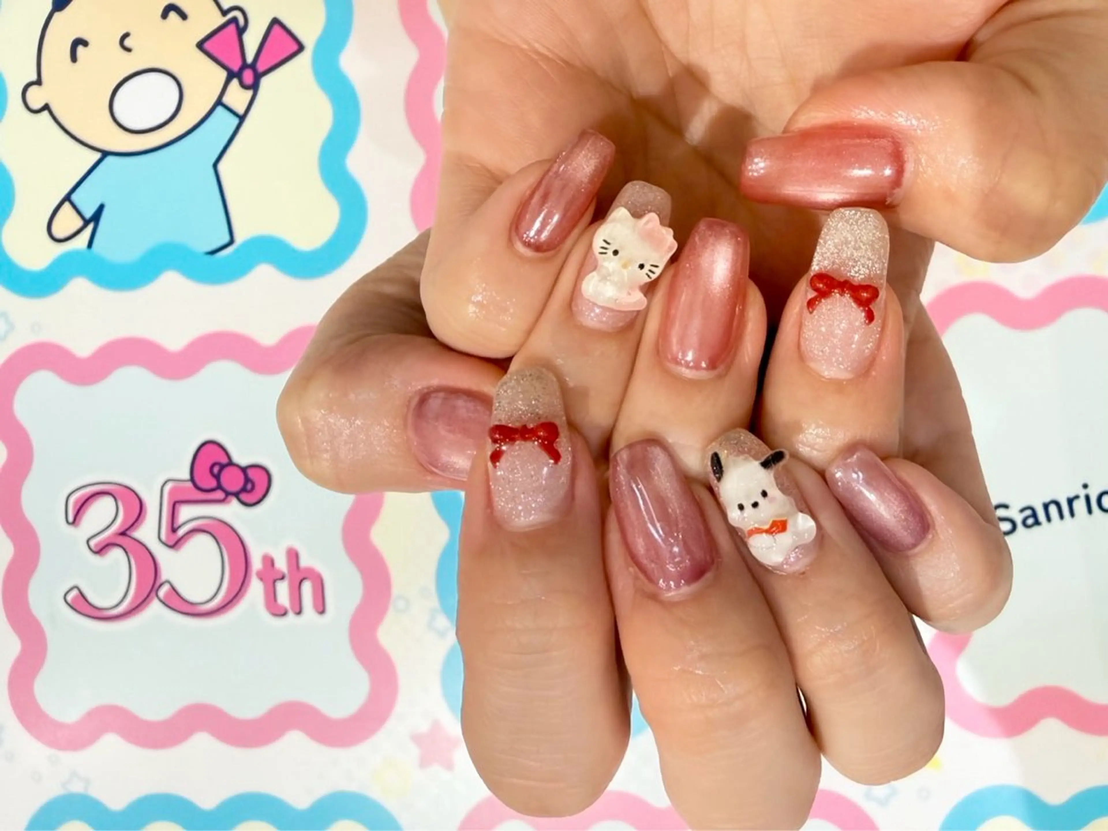 ネイル マグネットネイル M's nail ..高幡不動のネイルデザイン